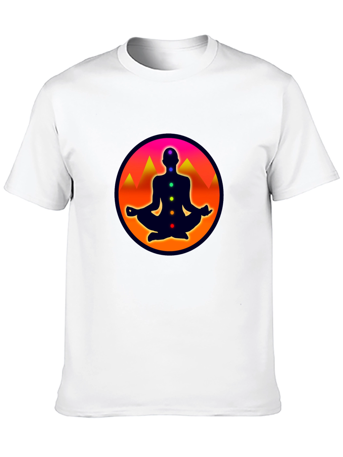 Chakra Meditation T-Shirt - Spiritual Zen Tee