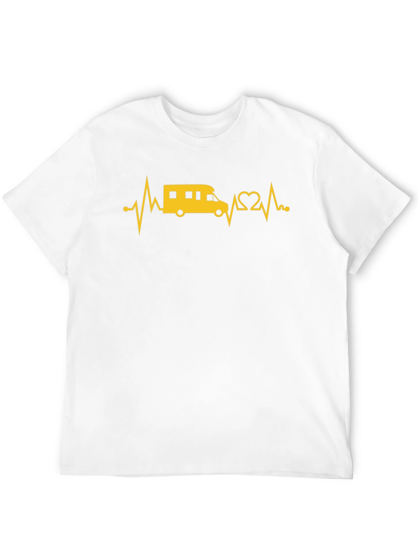 RV Heartbeat T-Shirt - Camping Lover Tee