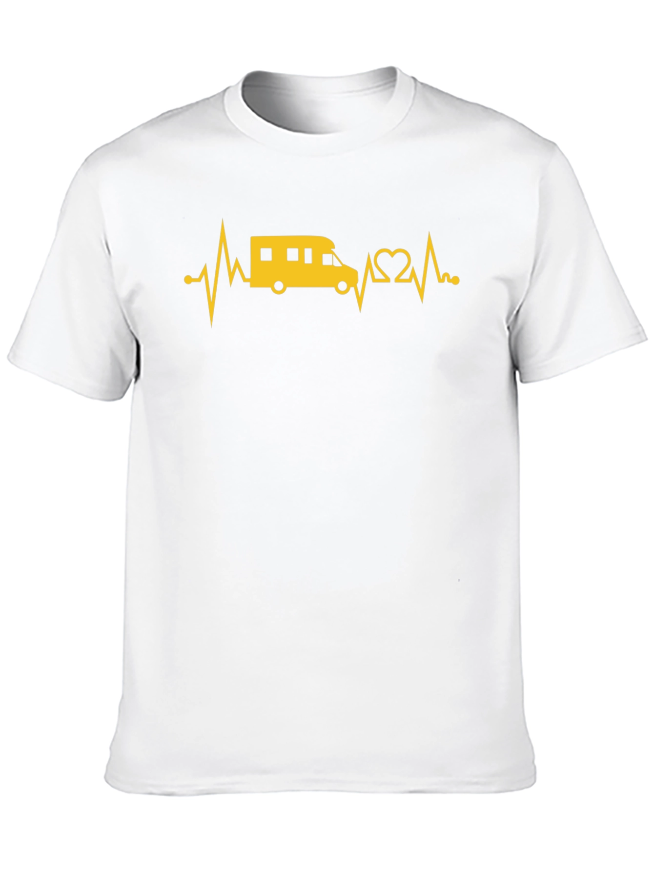 RV Heartbeat T-Shirt - Camping Lover Tee