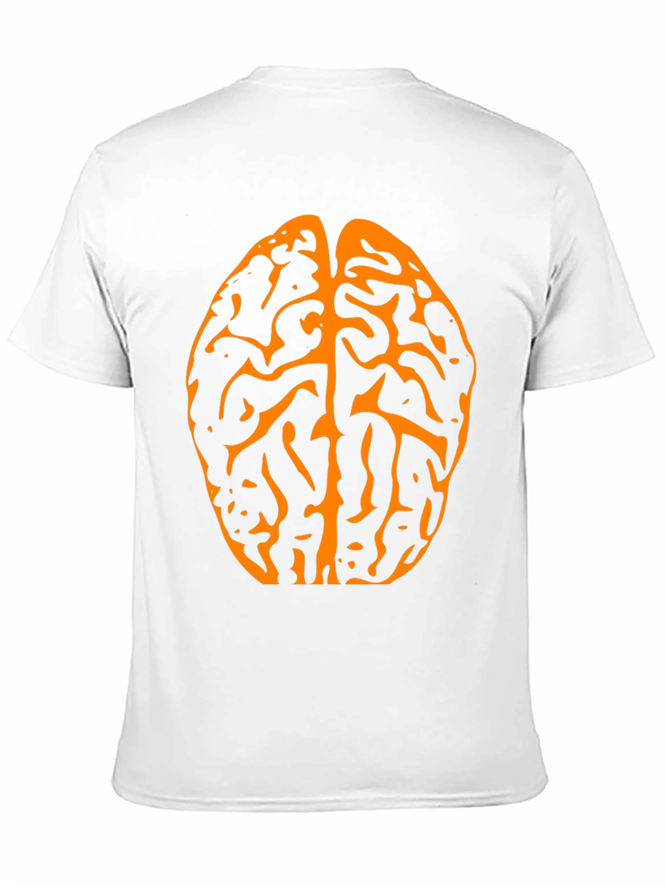 Brain Graphic Tee - Black Cotton T-Shirt
