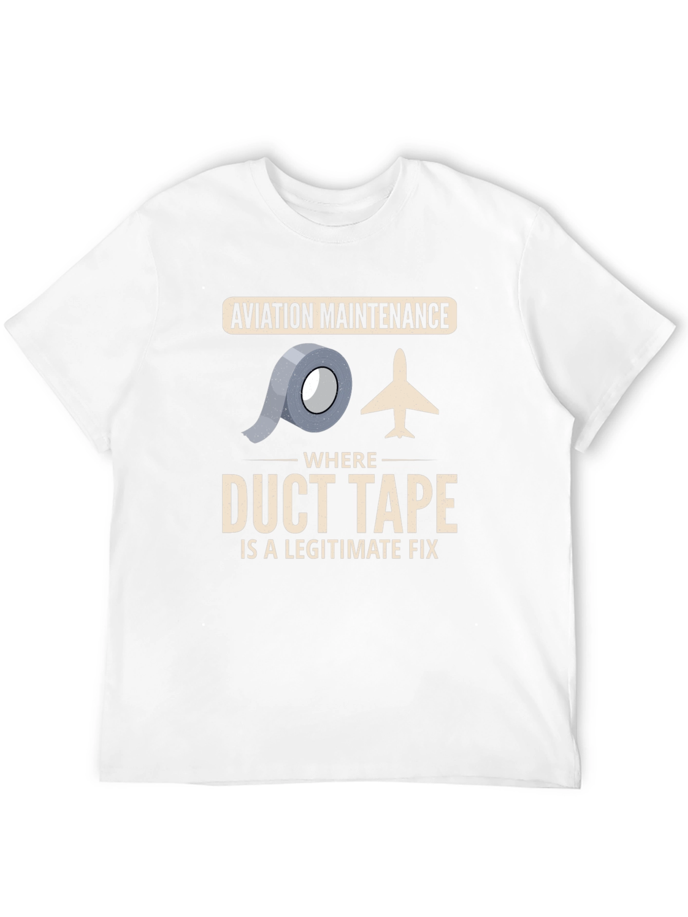 Aviation Maintenance Duct Tape T-Shirt