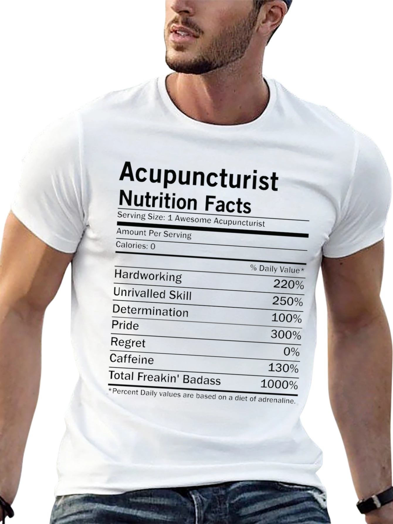 Acupuncturist Nutrition Facts T-Shirt