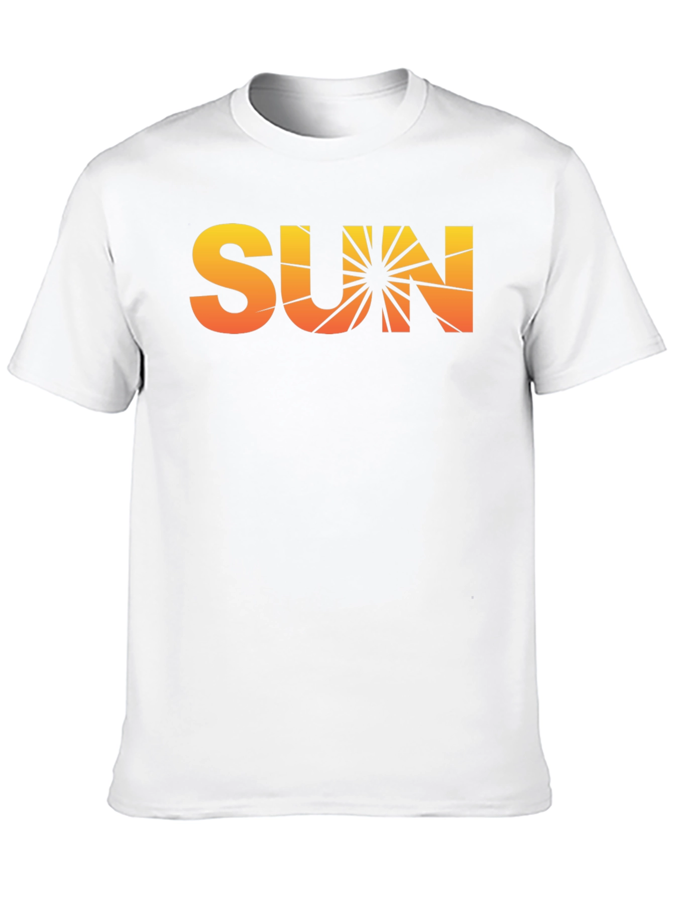 Sunset Graphic Tee - Retro Vibe Black Cotton T-Shirt