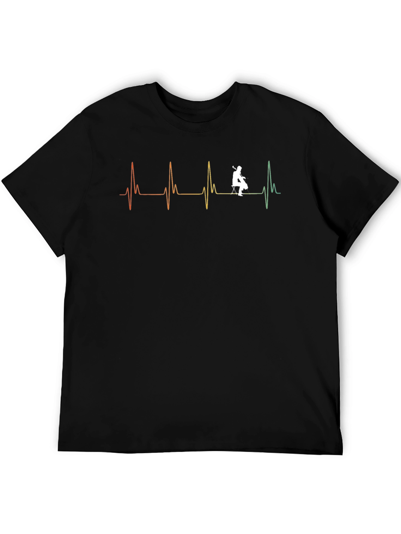 Cello Heartbeat T-Shirt - Musical Passion