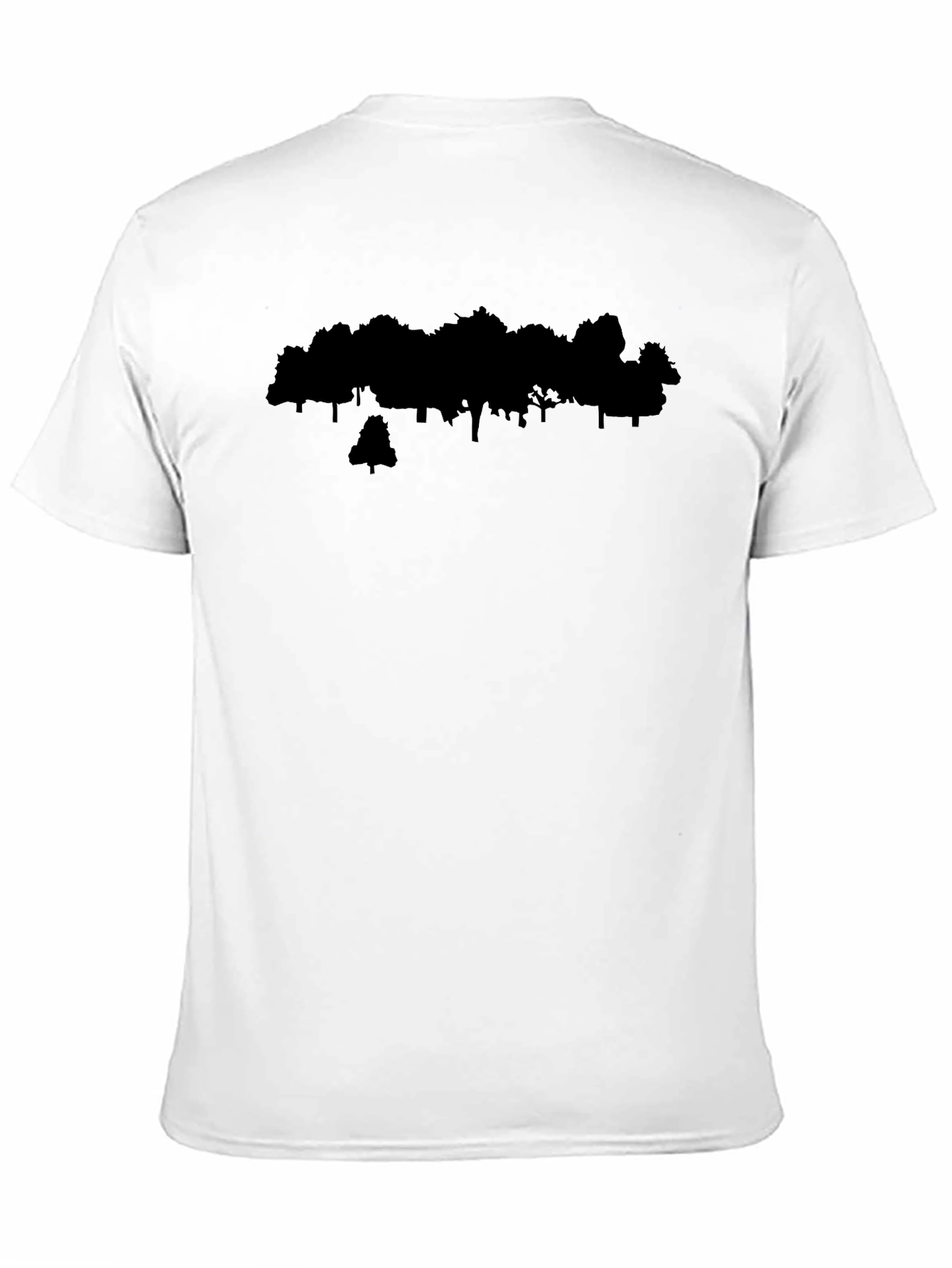 Silhouette Forest Graphic Tee - Black