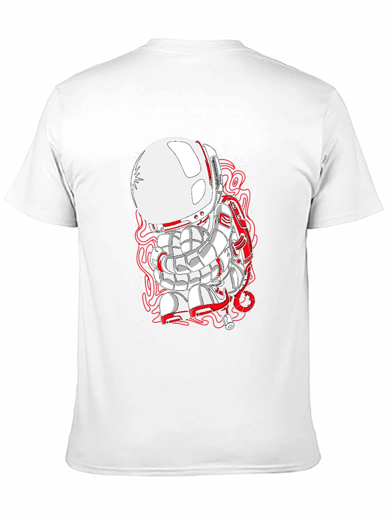 Astronaut Graphic Black T-Shirt - Unique Design