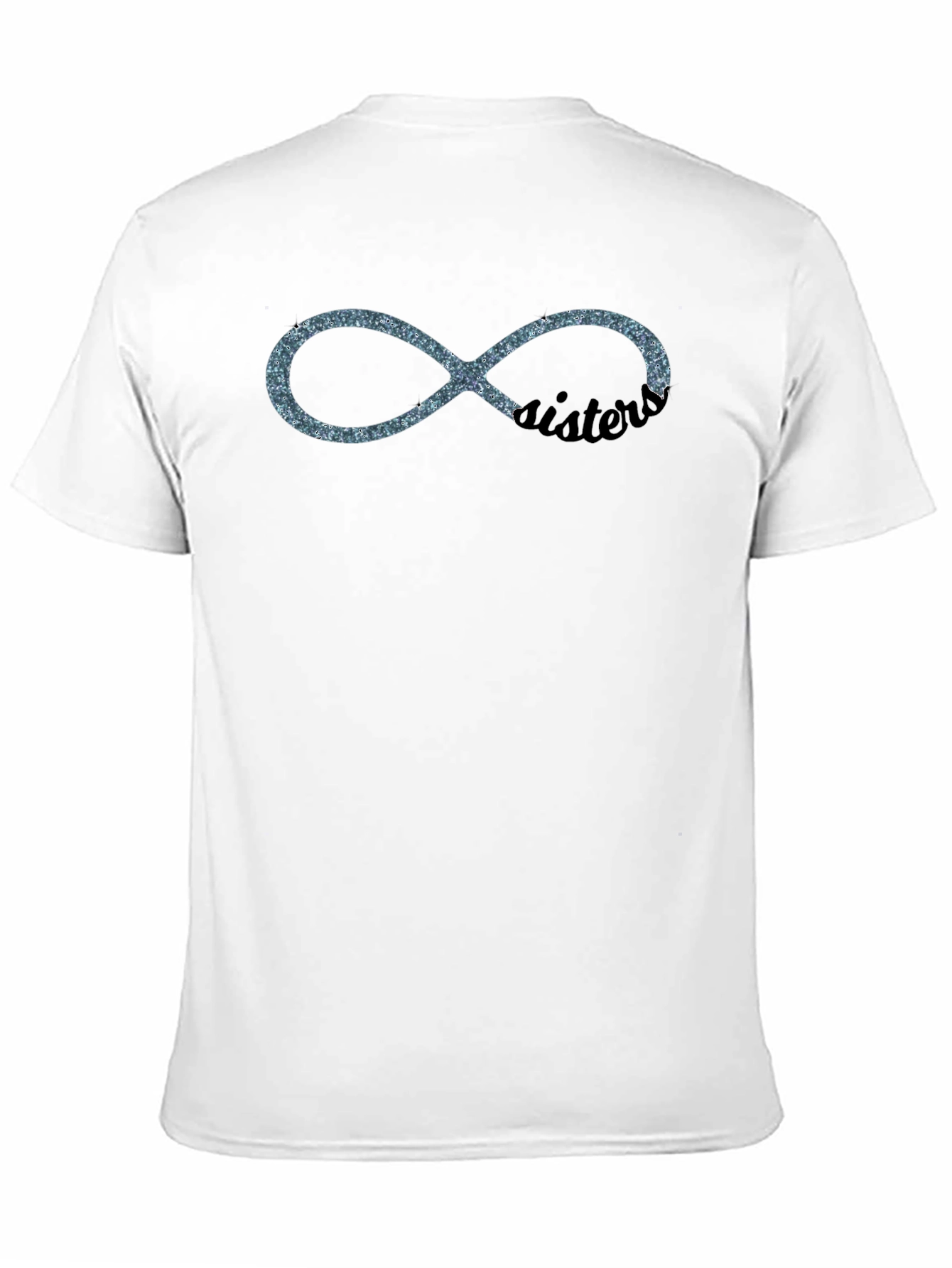 Sister Infinity Symbol Graphic Tee - Black