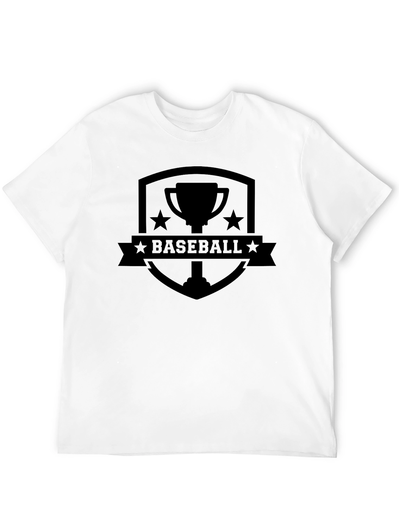 Baseball Trophy Graphic T-Shirt