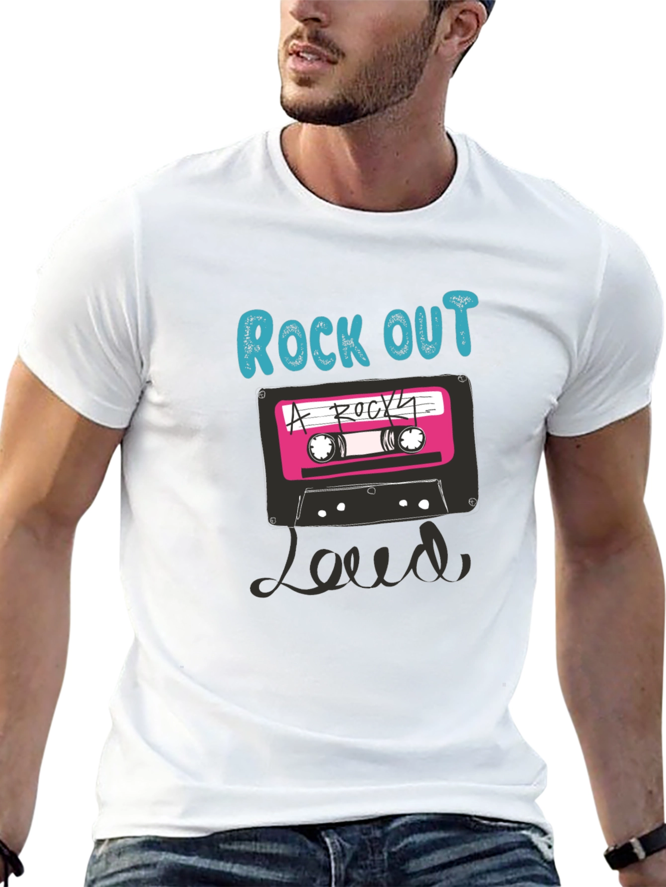 Rock Out Loud Retro Cassette T-Shirt