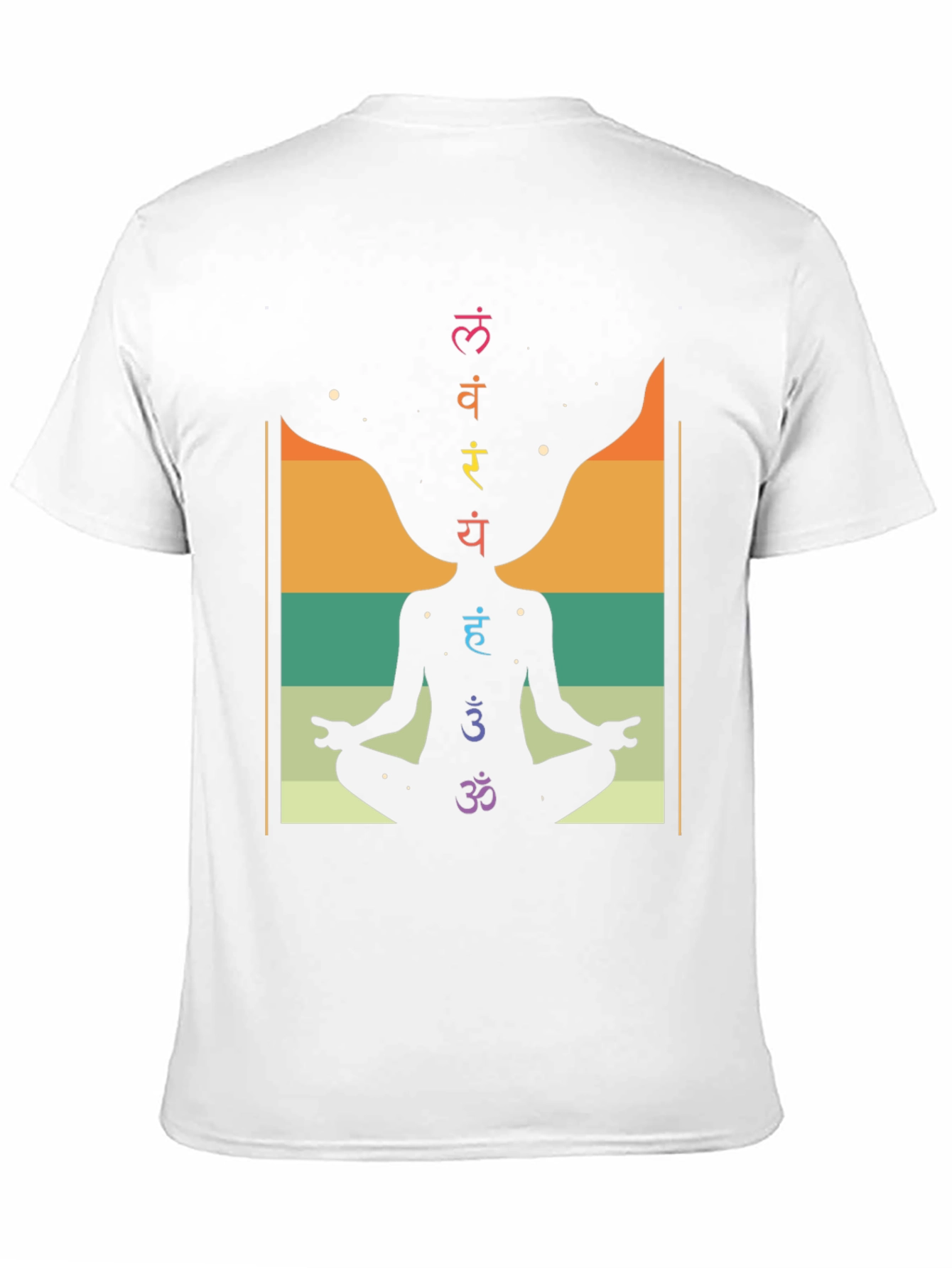 Chakra Meditation T-Shirt - Spiritual Yoga Design