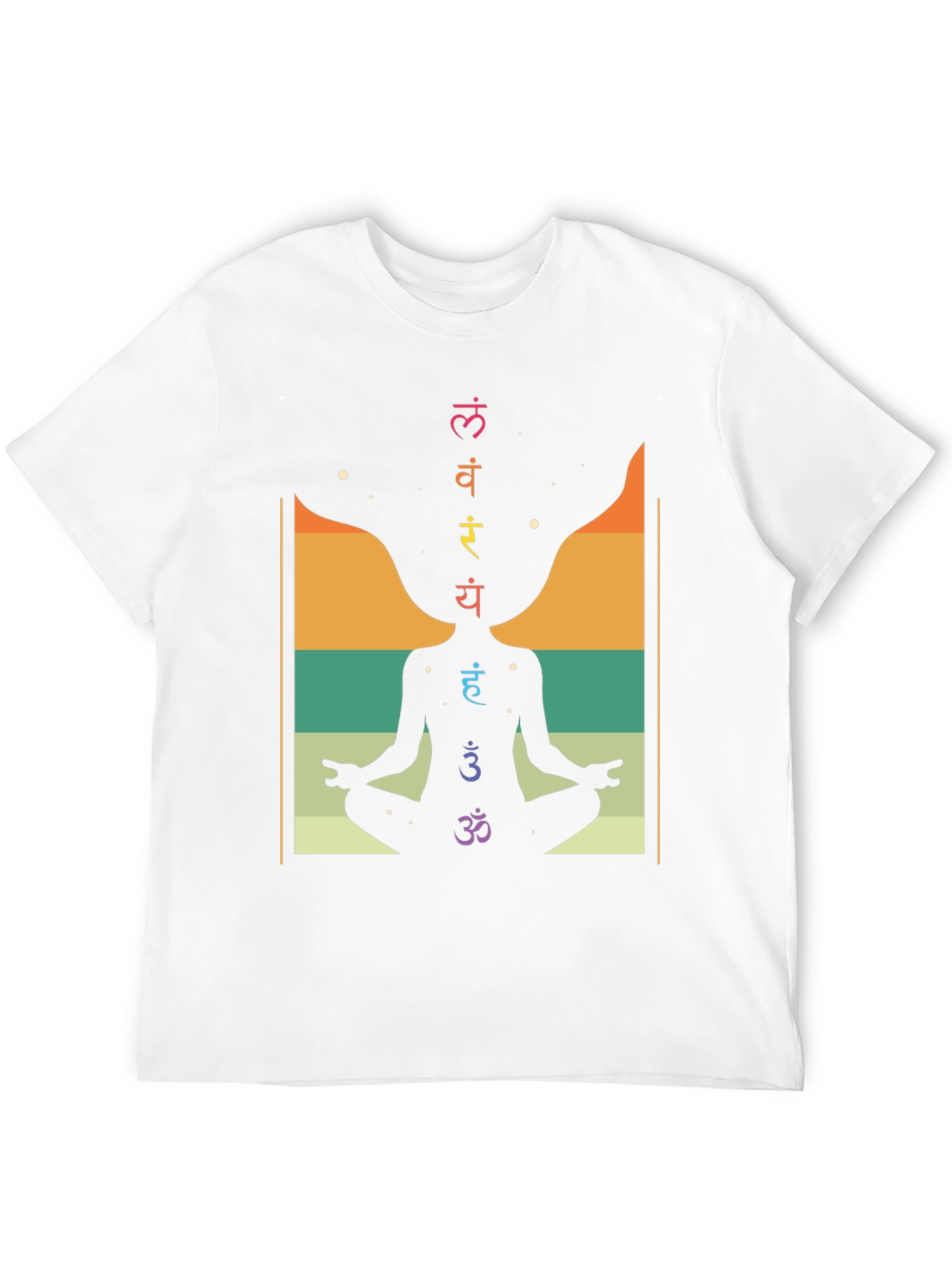 Chakra Meditation T-Shirt - Spiritual Yoga Design