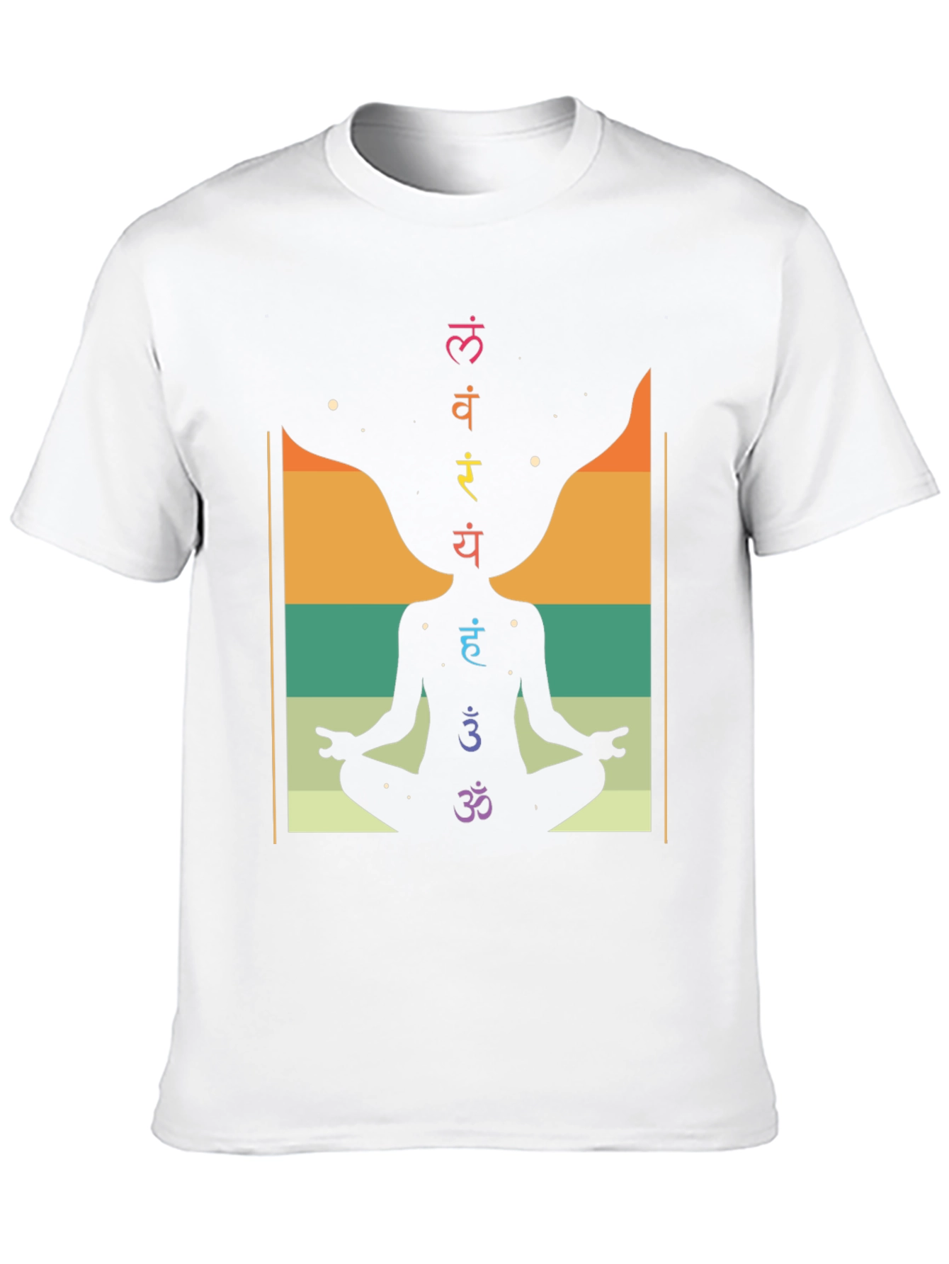 Chakra Meditation T-Shirt - Spiritual Yoga Design