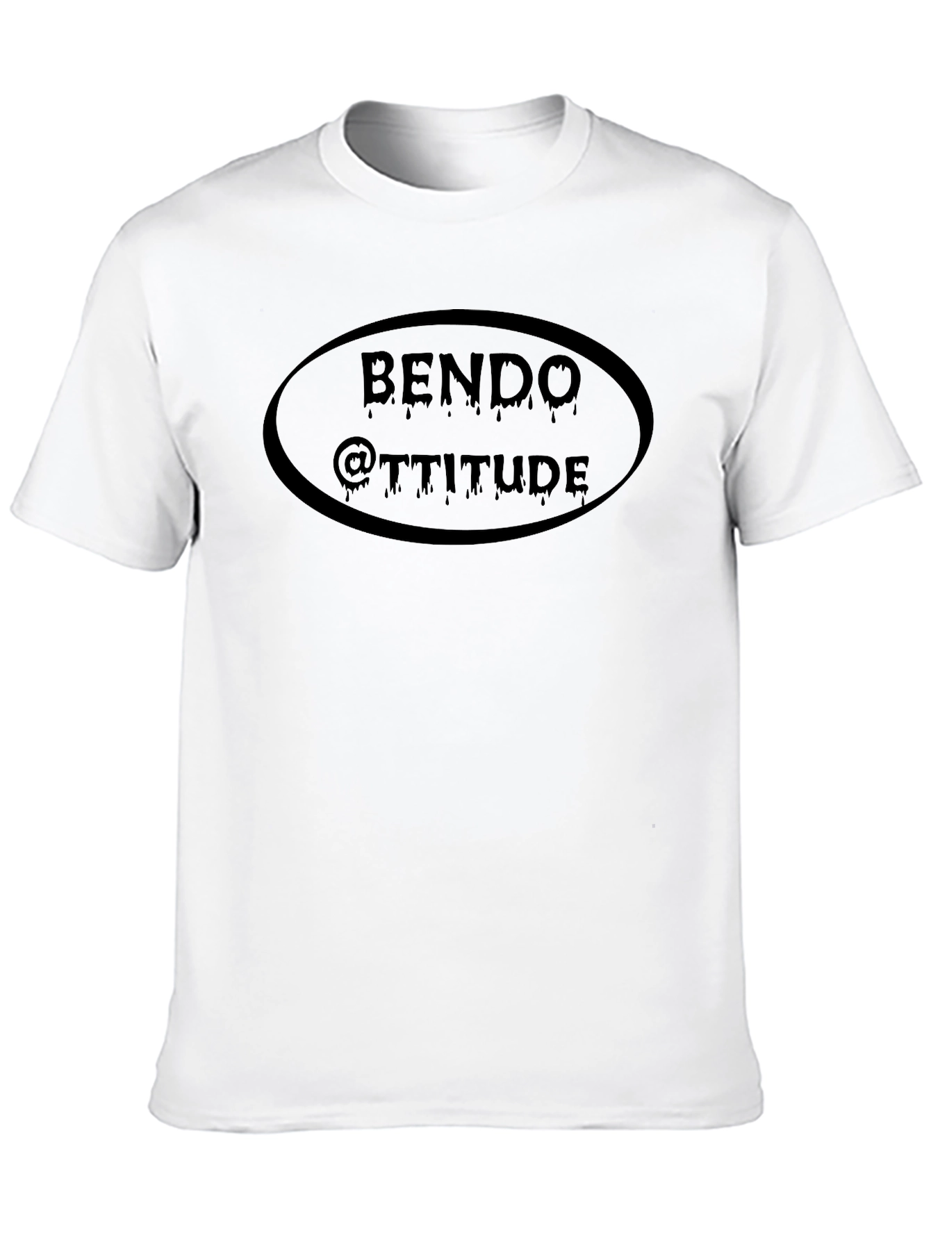 Bendo @ttitude Black Graphic Tee - Stylish Casual Wear