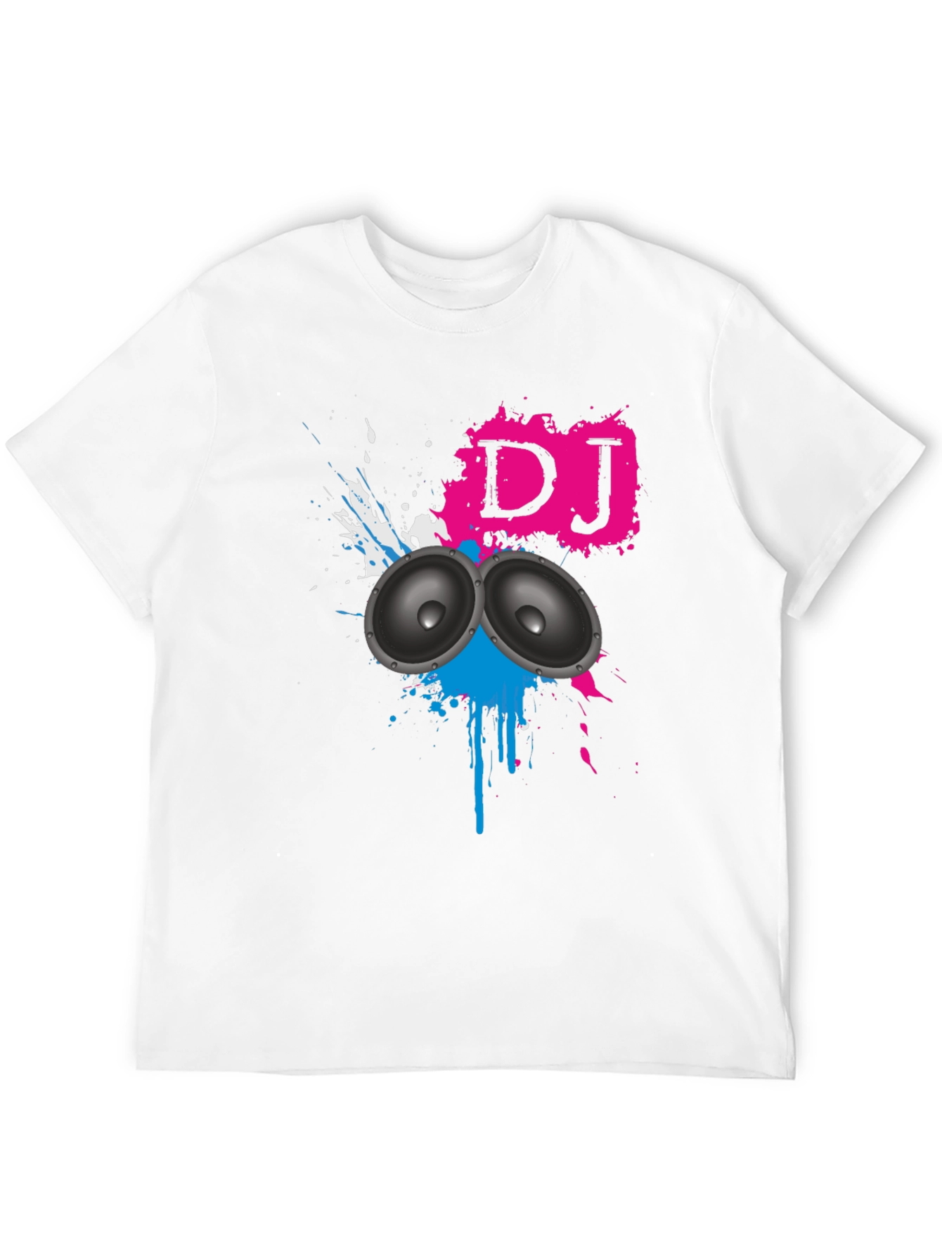 DJ Graphic Black T-Shirt - Music Lover Tee