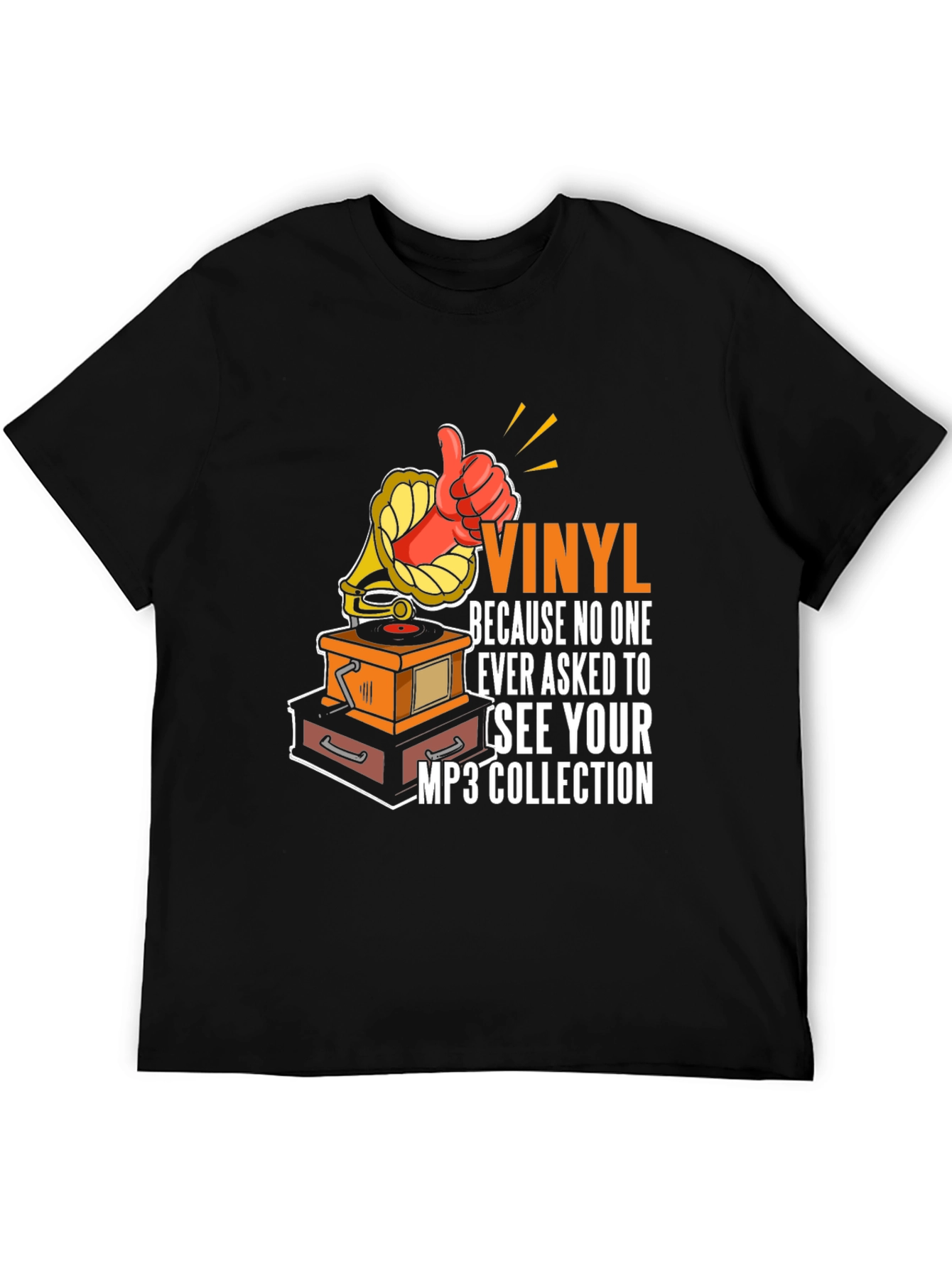 Vinyl MP3 Collection Graphic Tee