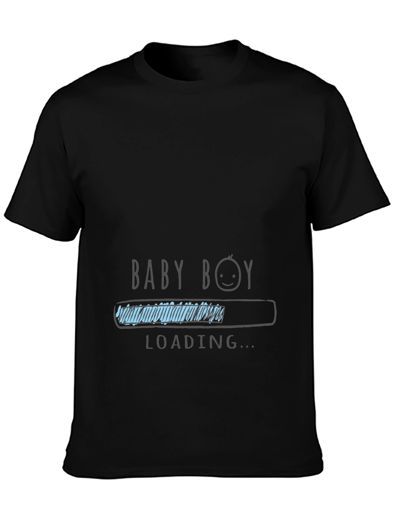 Baby Boy Loading T-Shirt - Expecting Dad Tee