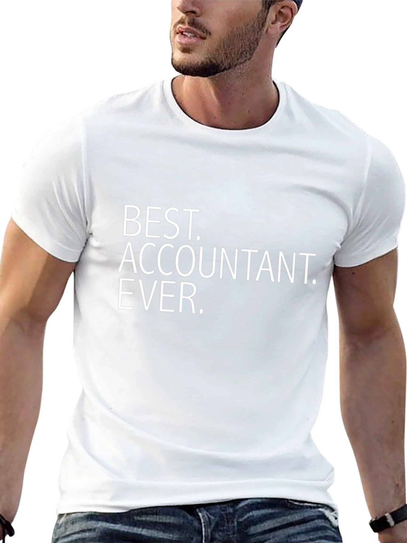 Best Accountant Ever T-Shirt - Black Cotton Blend