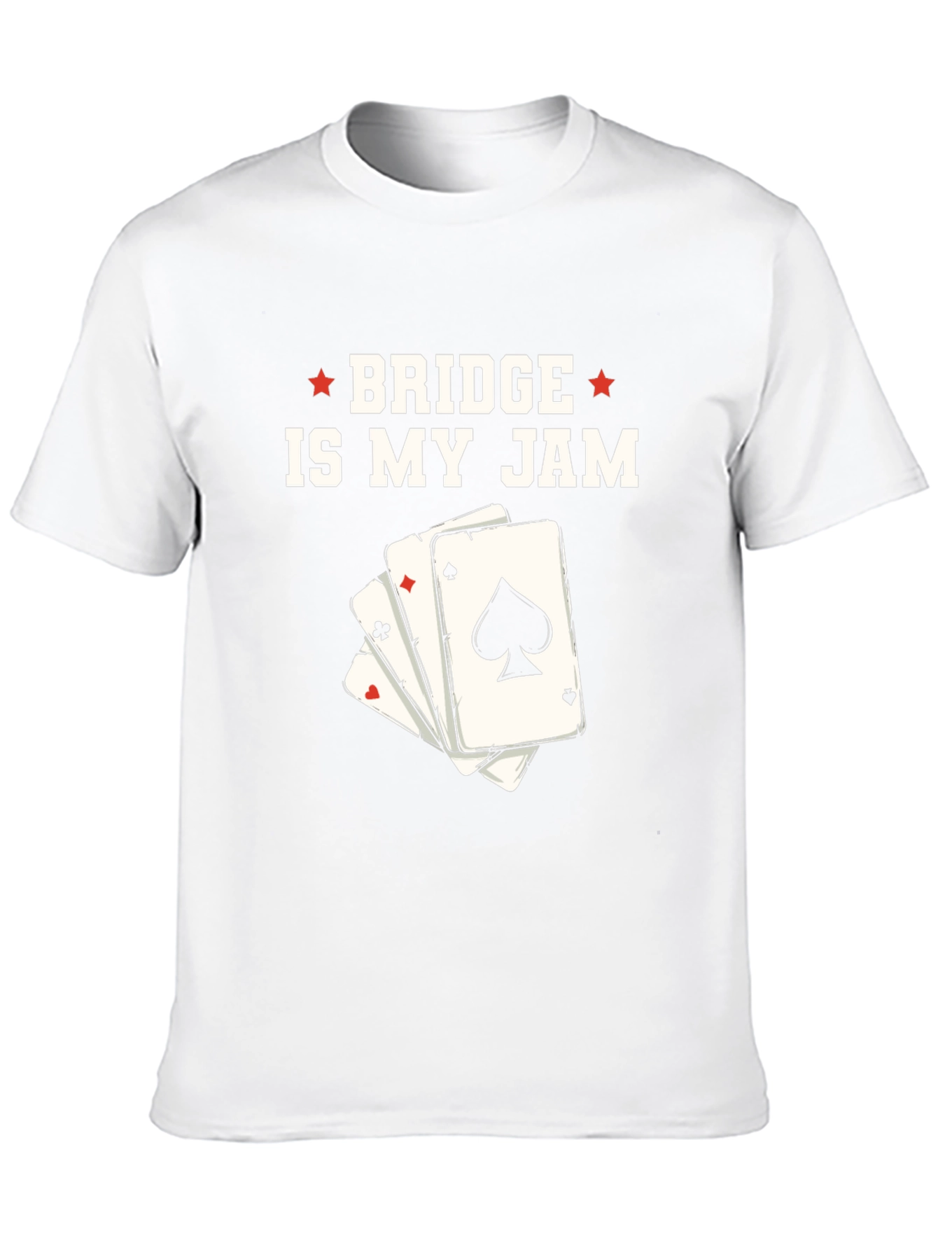 Bridge is My Jam T-Shirt - Playing Cards Design