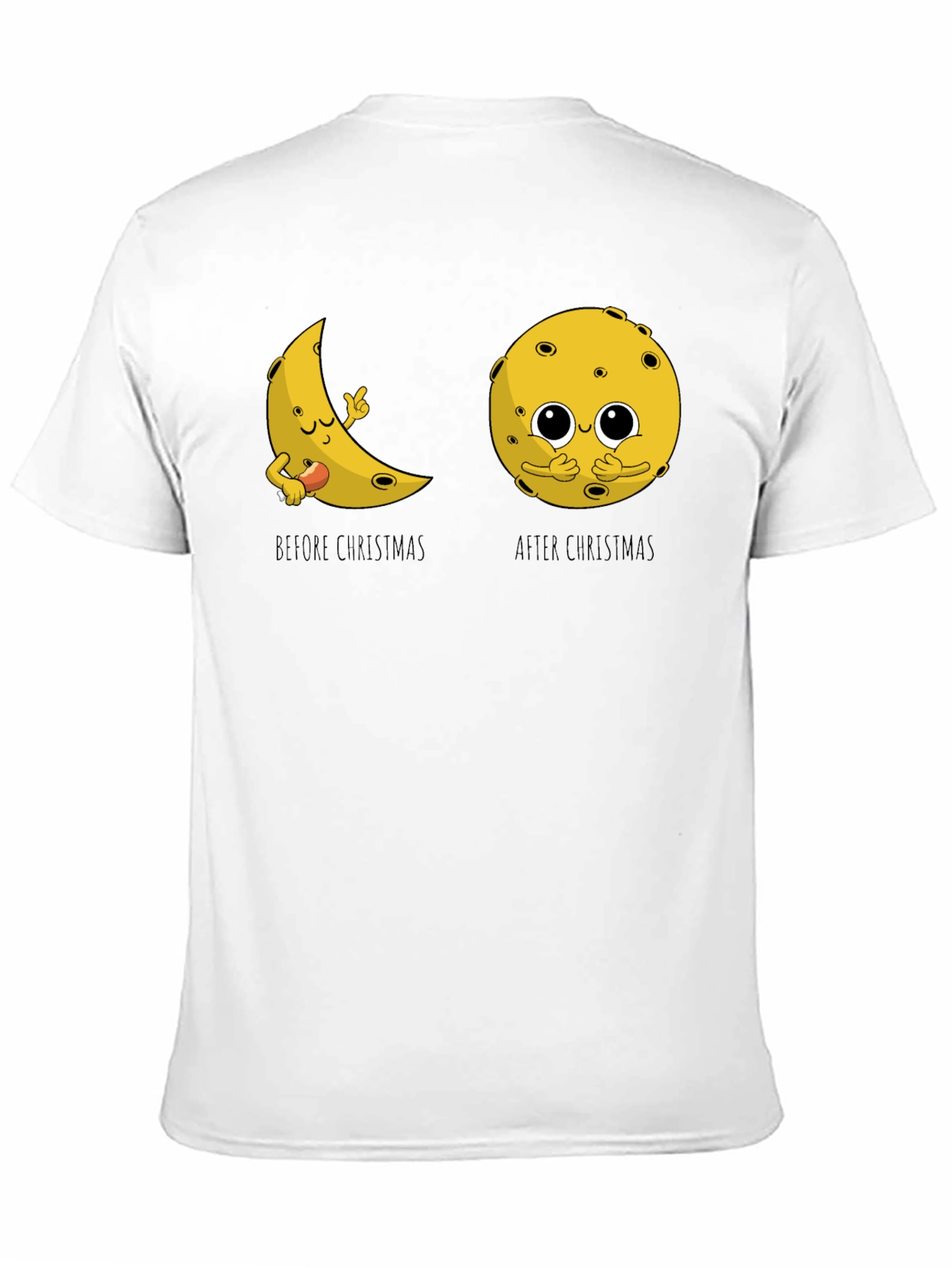 Funny Christmas Moon Graphic Tee