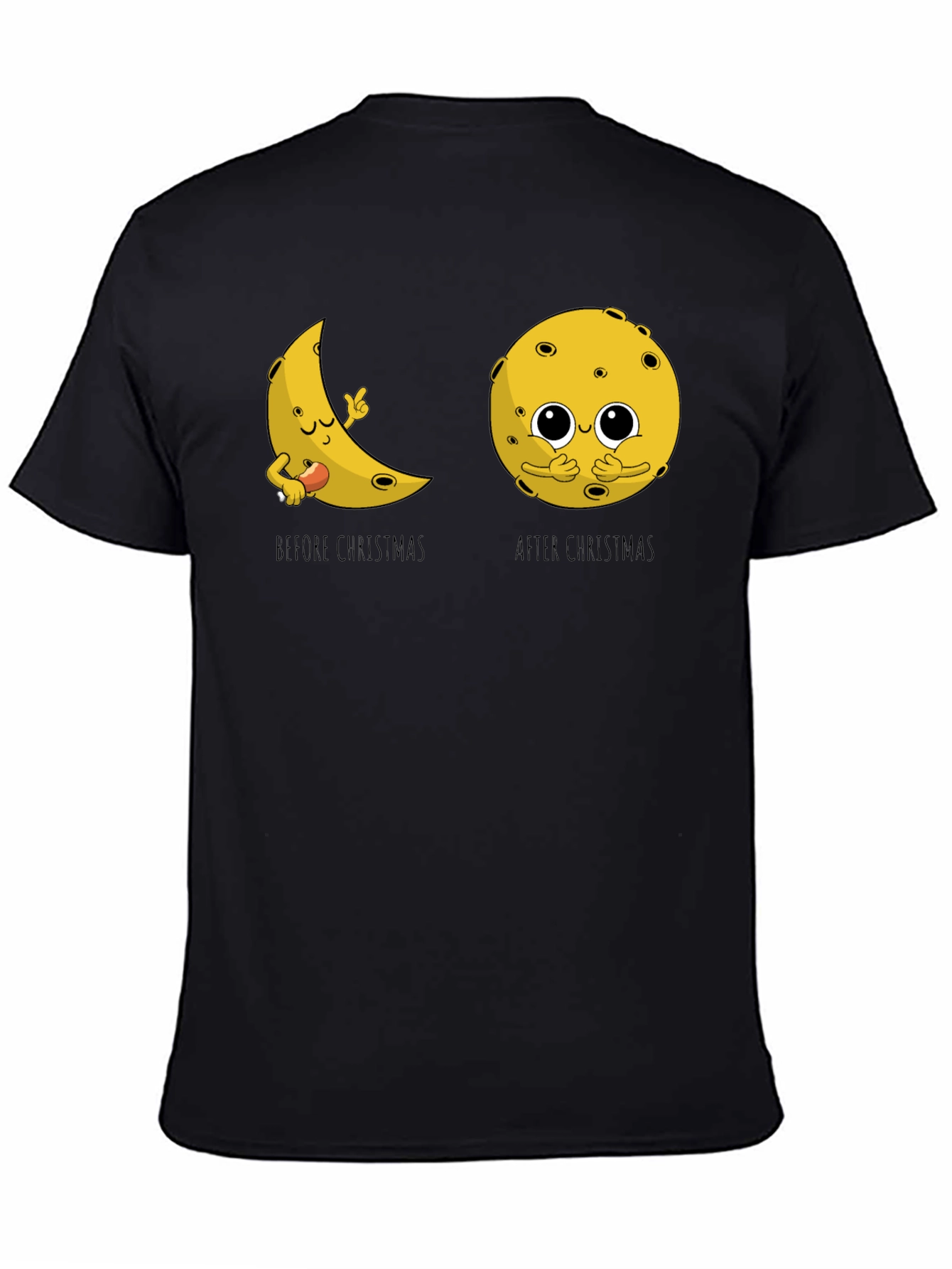 Funny Christmas Moon Graphic Tee