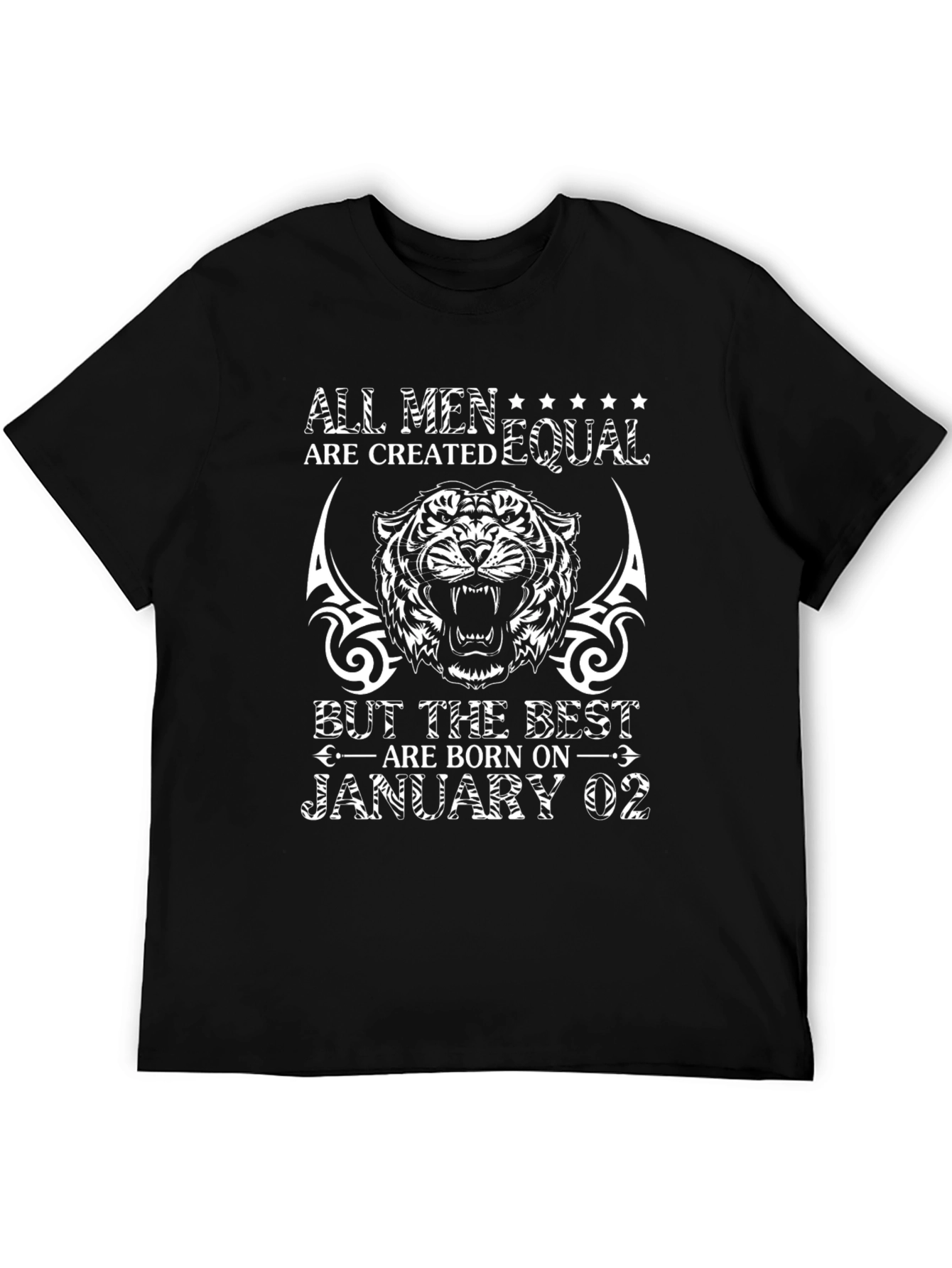 All Men Are Created Equal January 2nd Birthday T-Shirt