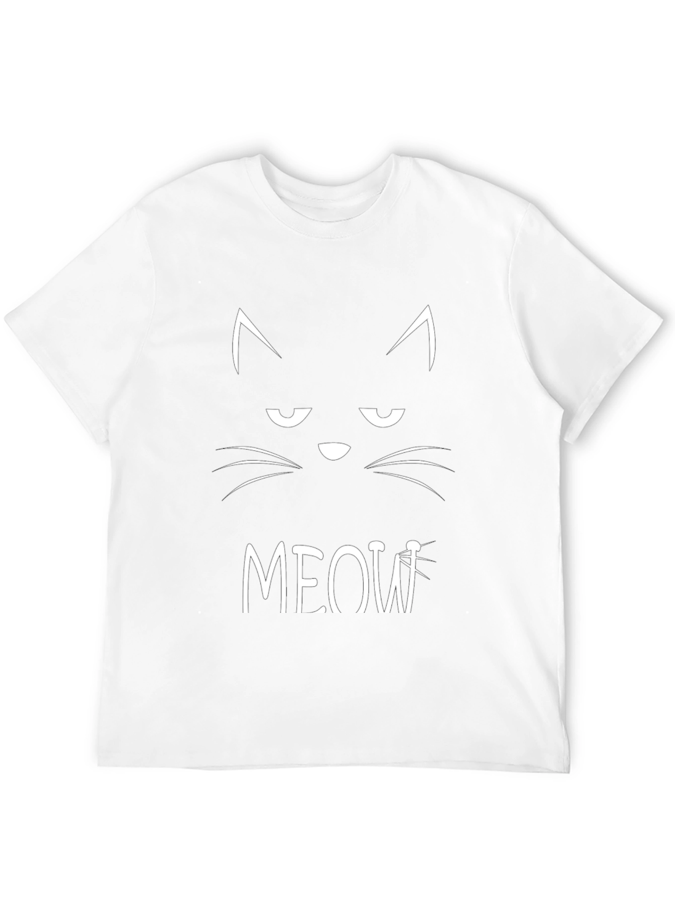 Grumpy Cat MEOW Black T-Shirt