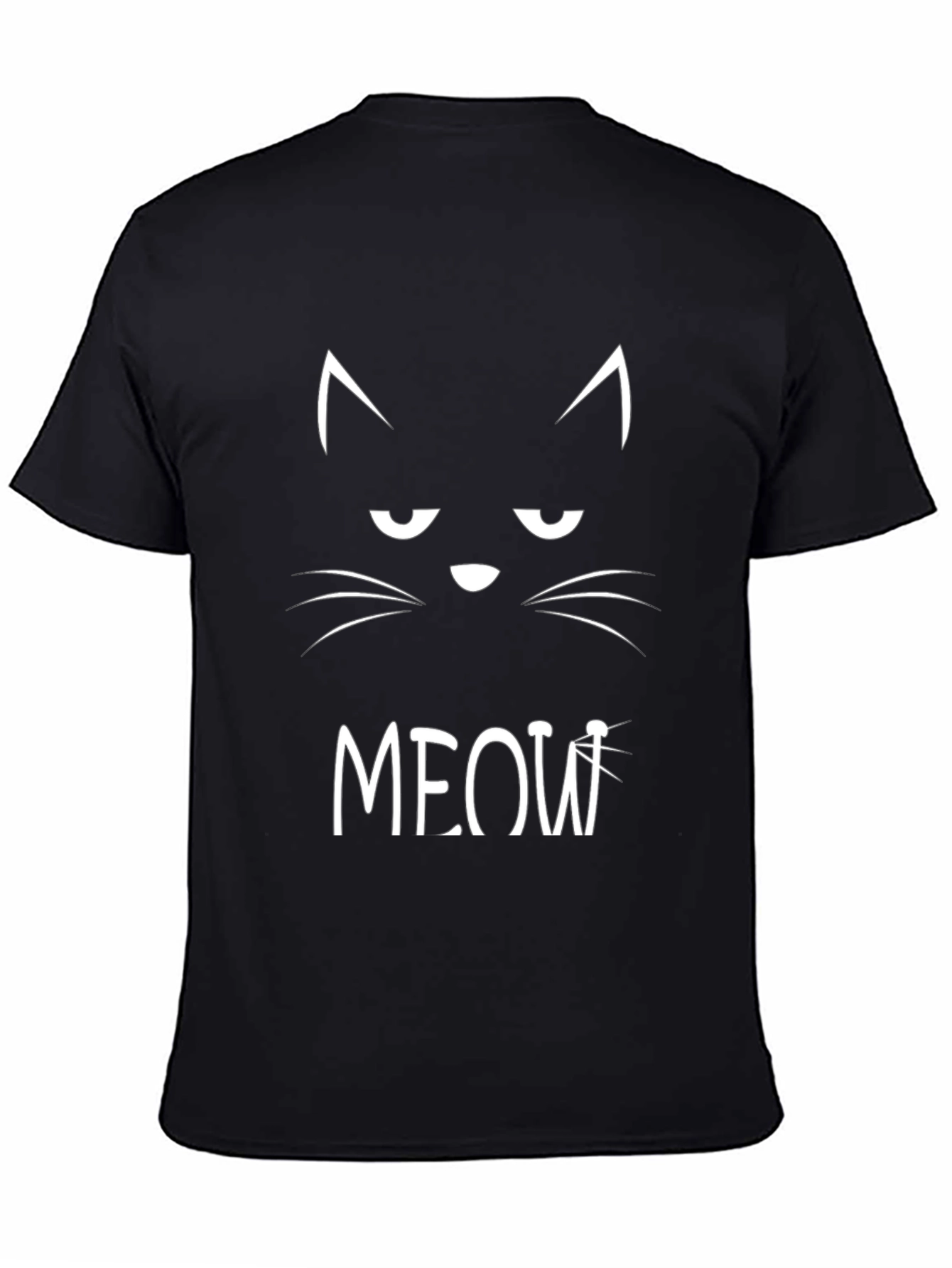 Grumpy Cat MEOW Black T-Shirt