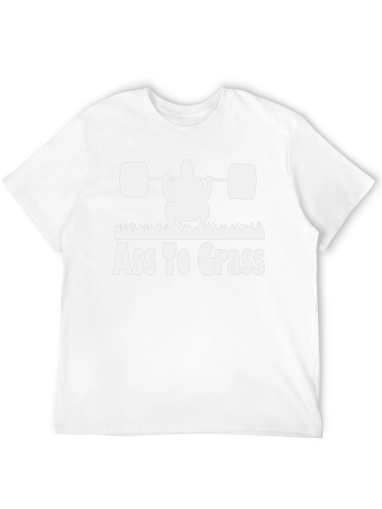 Ass to Grass Black Graphic T-Shirt