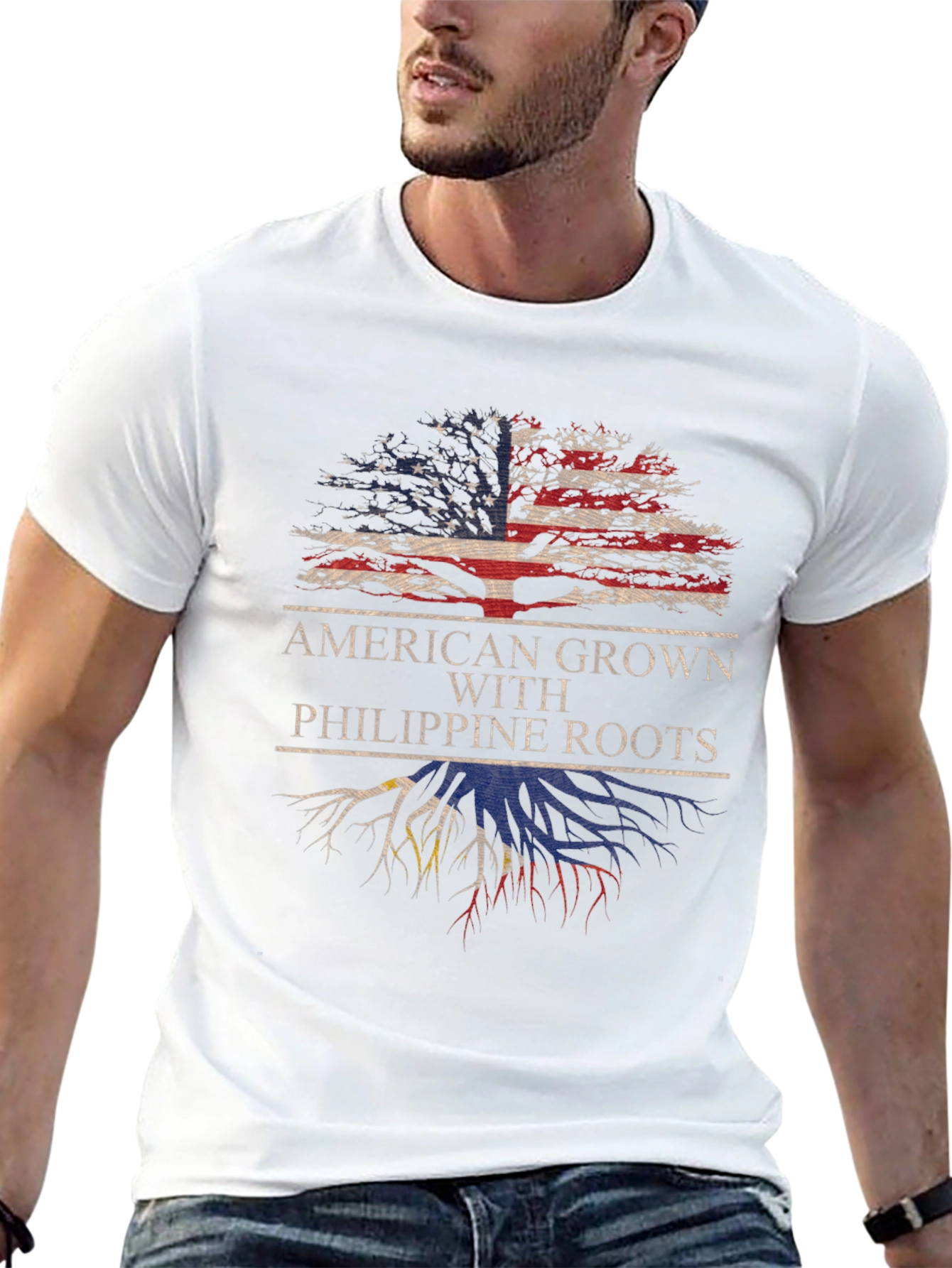 American Grown Philippine Roots T-Shirt