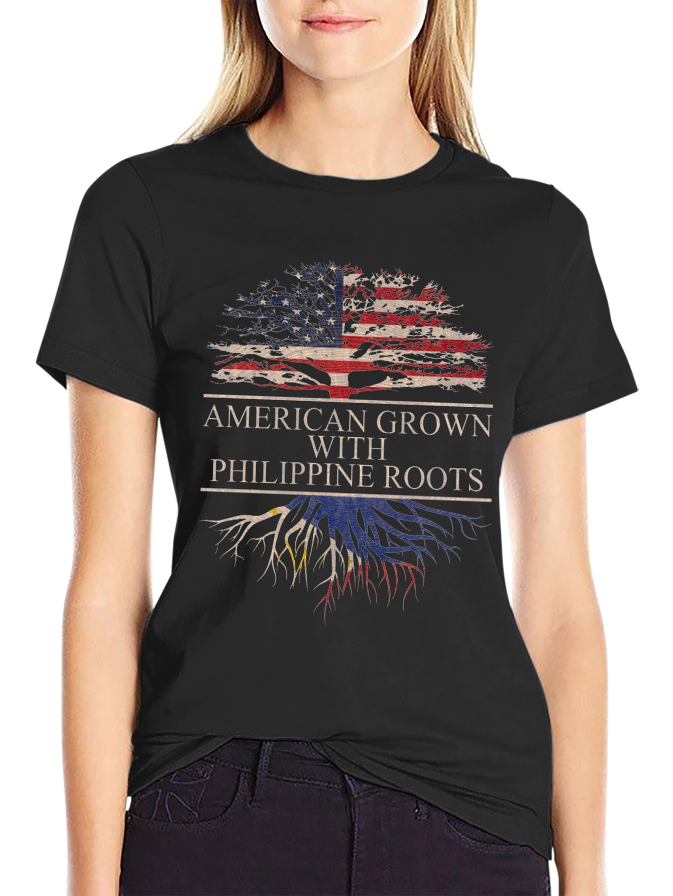 American Grown Philippine Roots T-Shirt