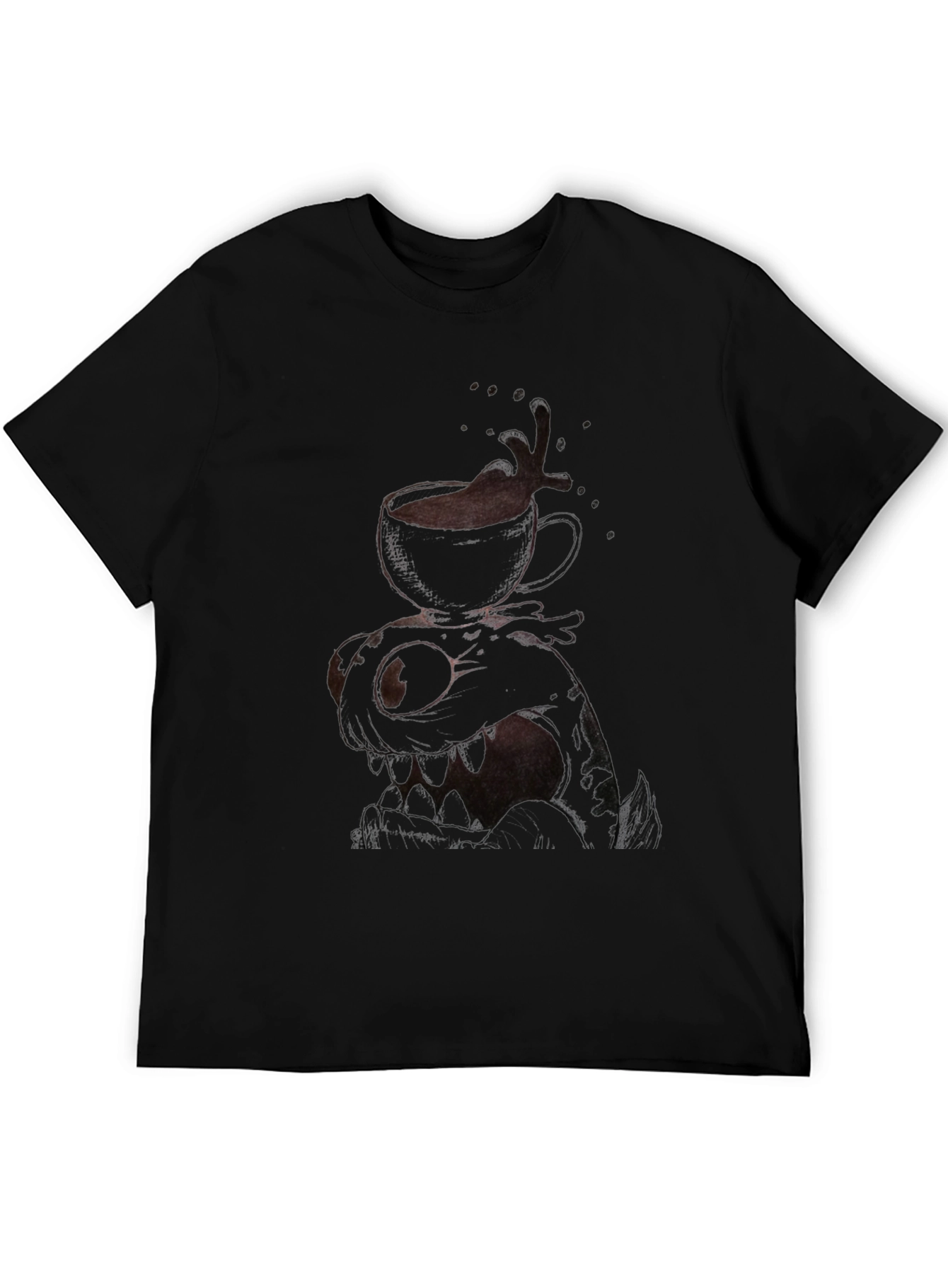 Coffee Monster Black Graphic Tee