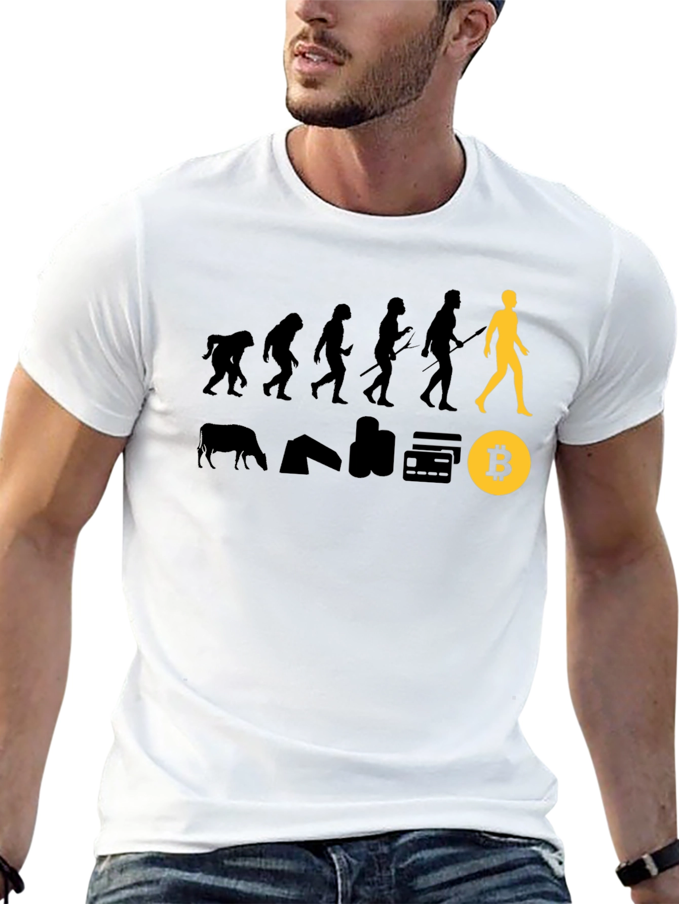 Bitcoin Evolution Black T-Shirt