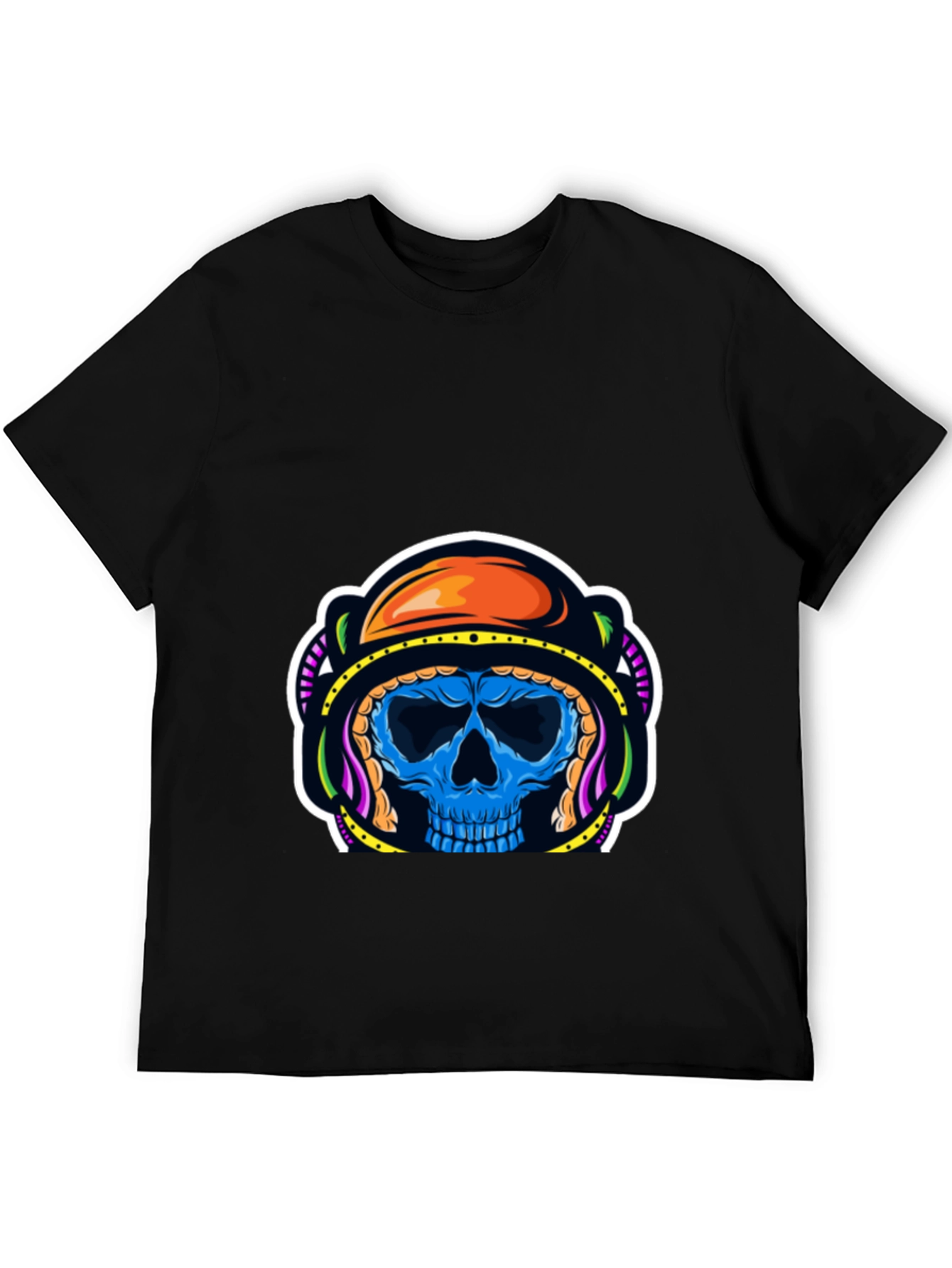 Astronaut Skull Graphic T-Shirt