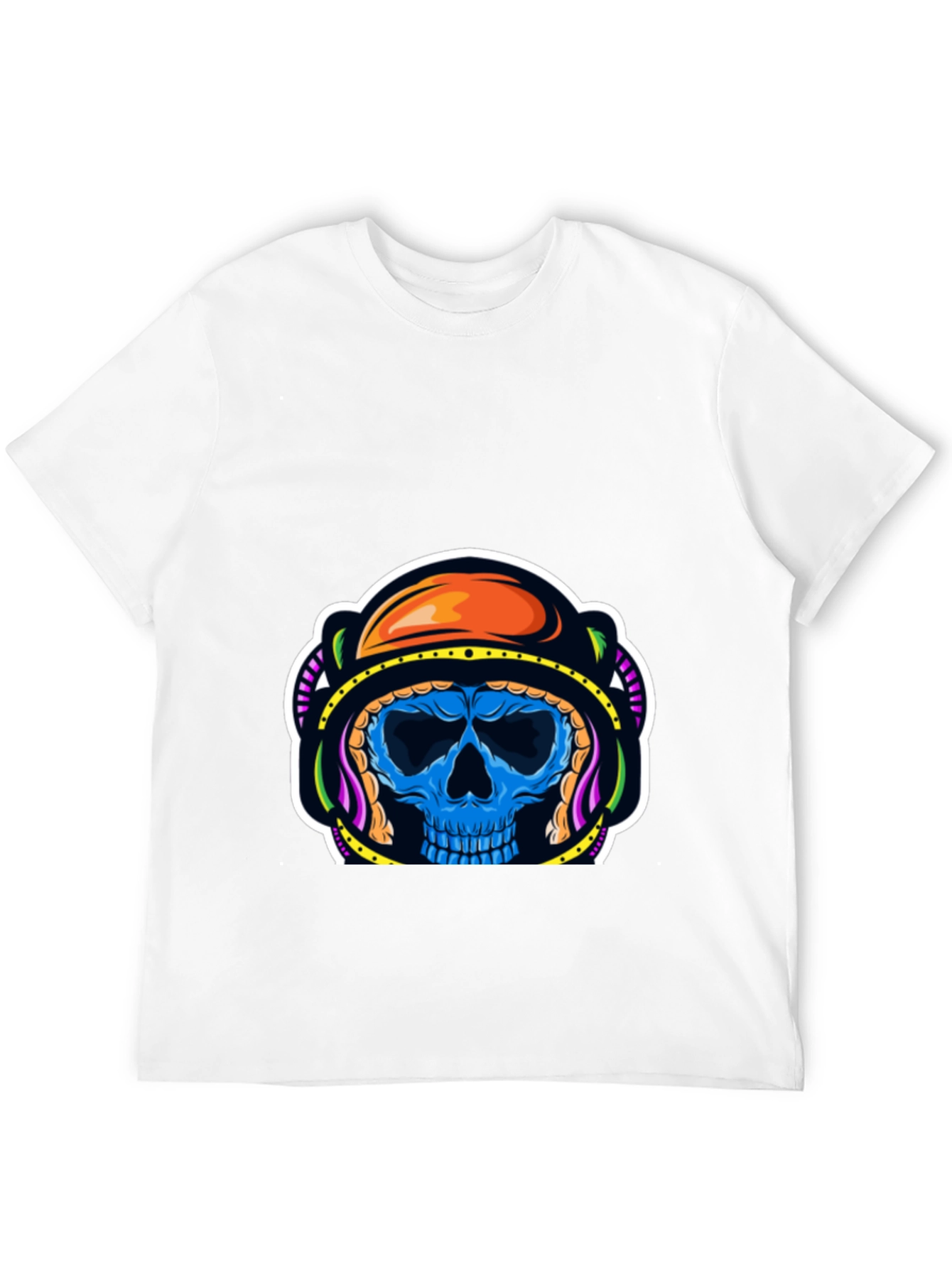 Astronaut Skull Graphic T-Shirt