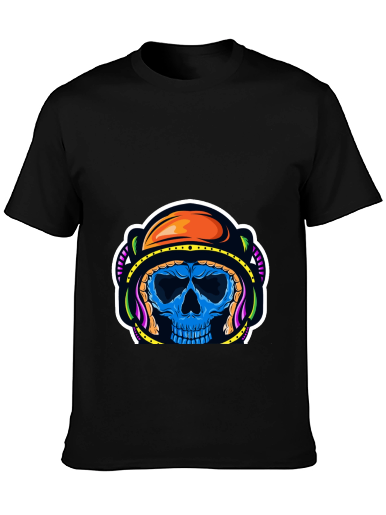 Astronaut Skull Graphic T-Shirt