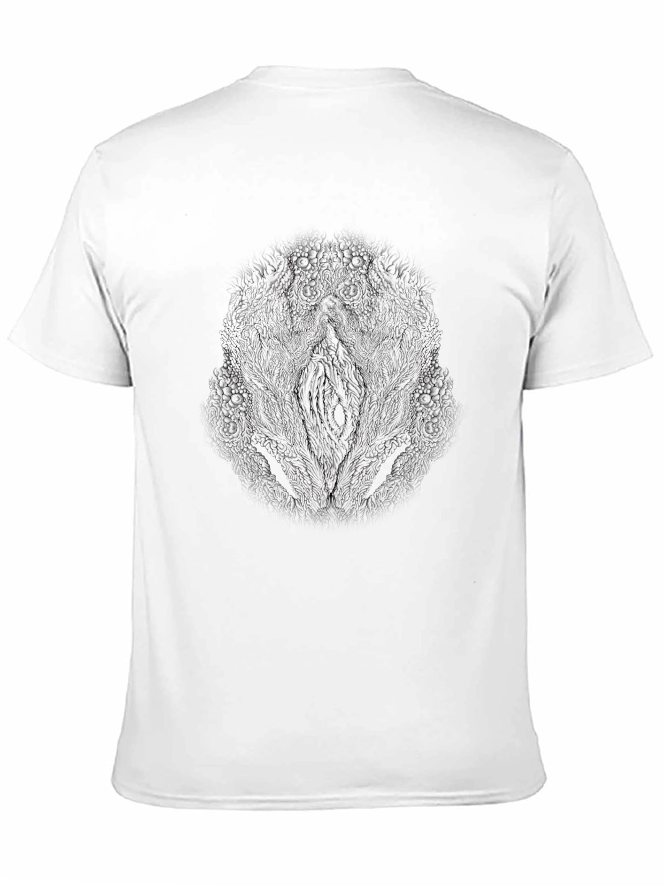 Abstract Black Graphic Tee - Unique Artistic Design