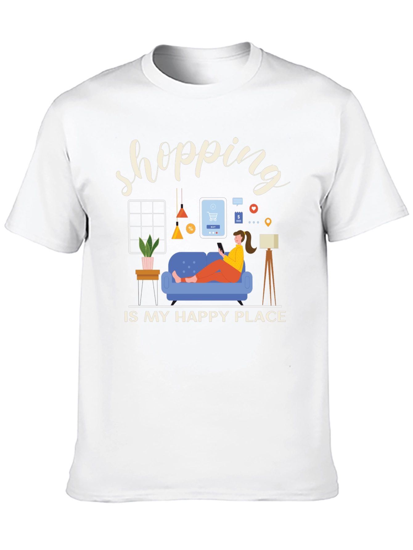 Shopping is My Happy Place T-Shirt