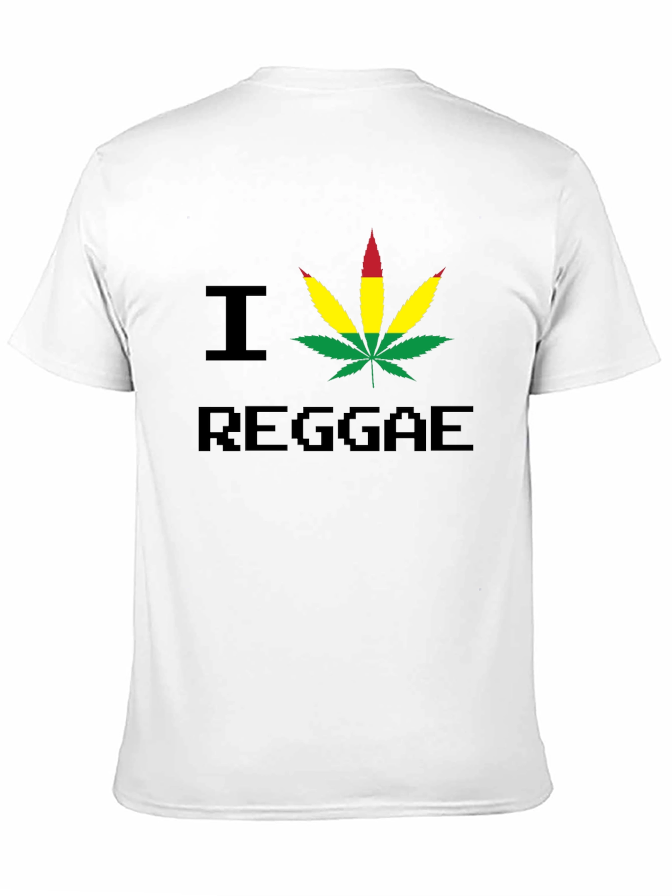 I Heart Reggae Graphic Tee - Black