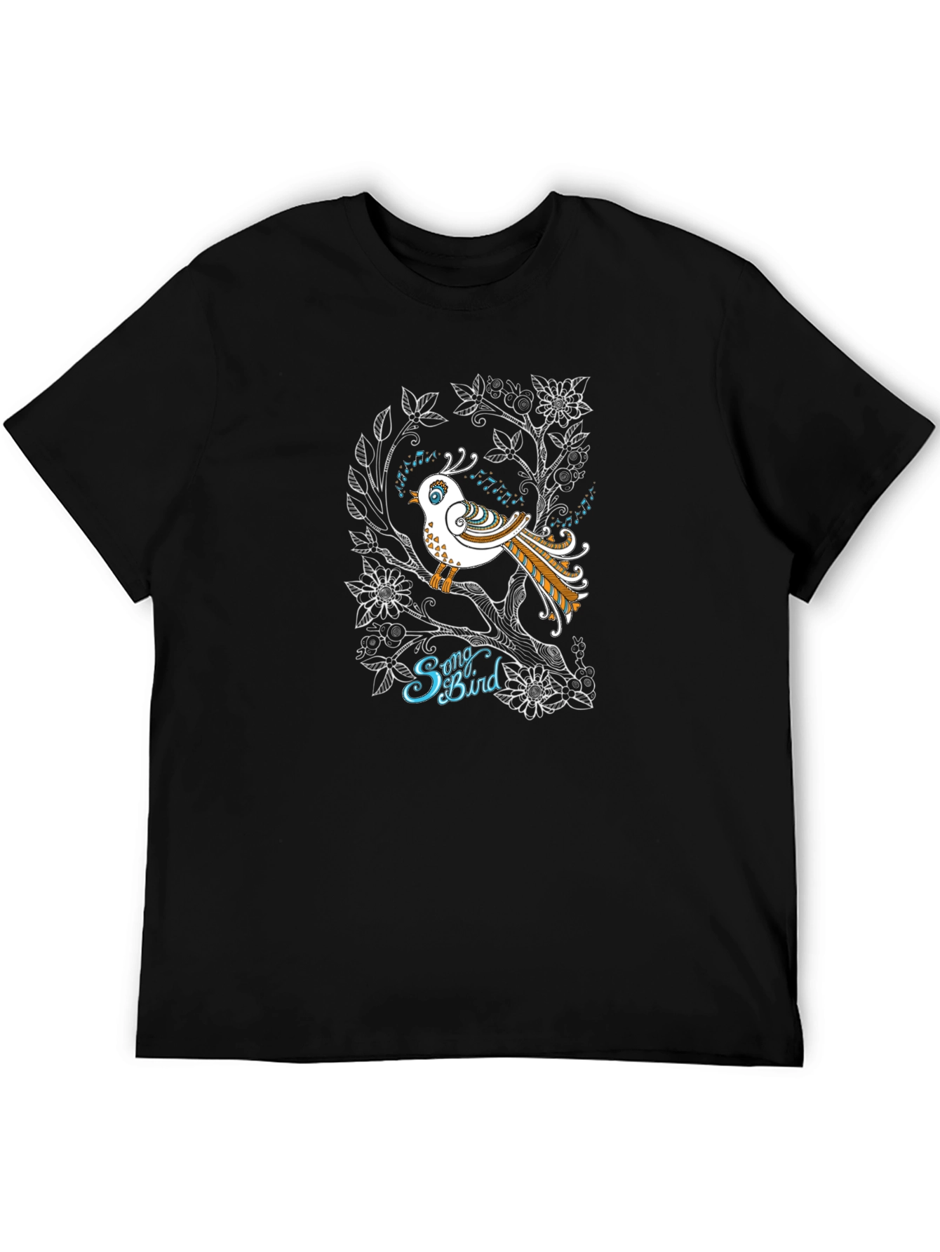 Songbird Graphic Tee - Unique Nature Design T-Shirt
