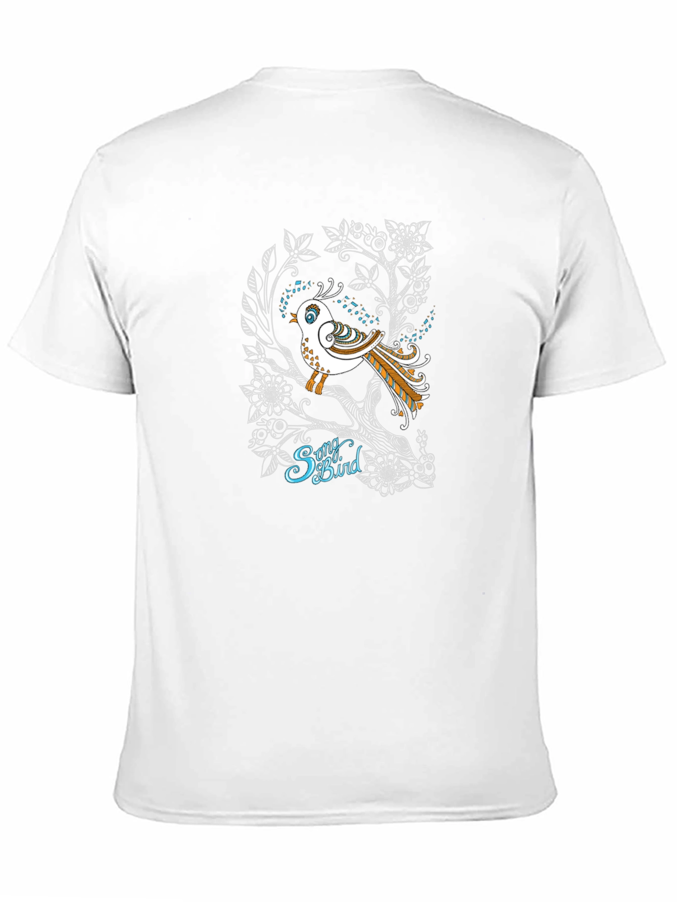 Songbird Graphic Tee - Unique Nature Design T-Shirt