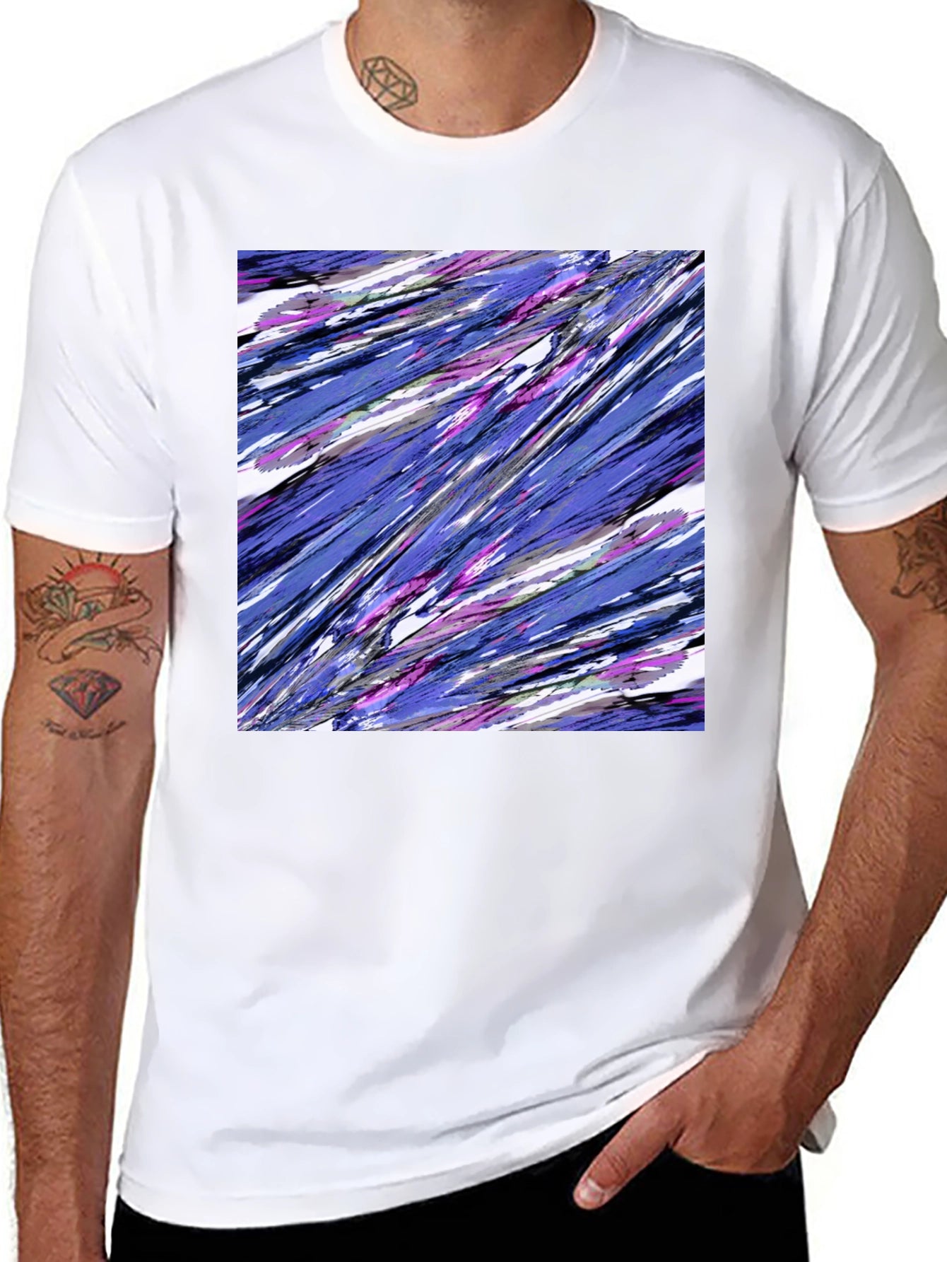 Abstract Brushstroke T-Shirt