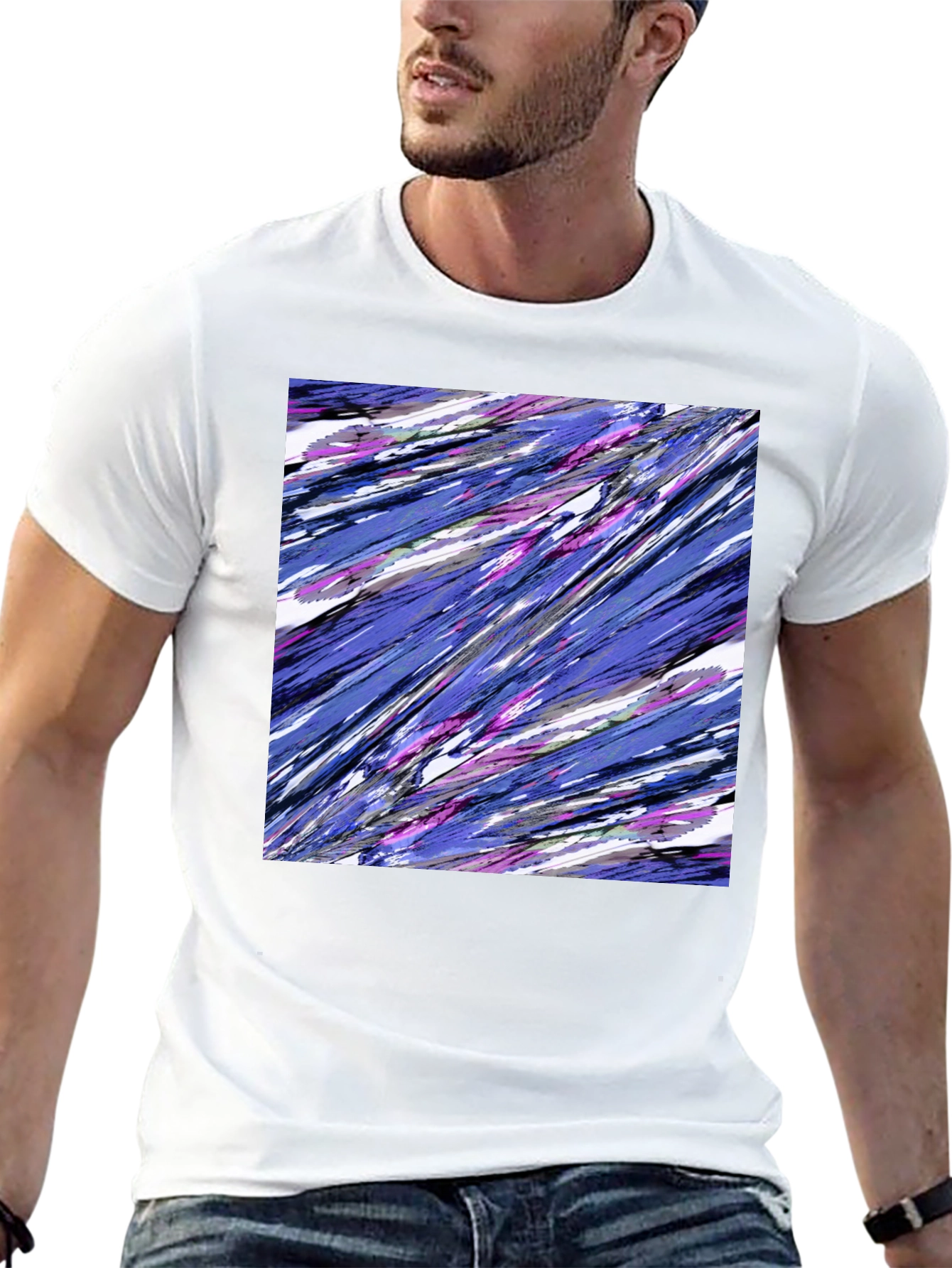 Abstract Brushstroke T-Shirt
