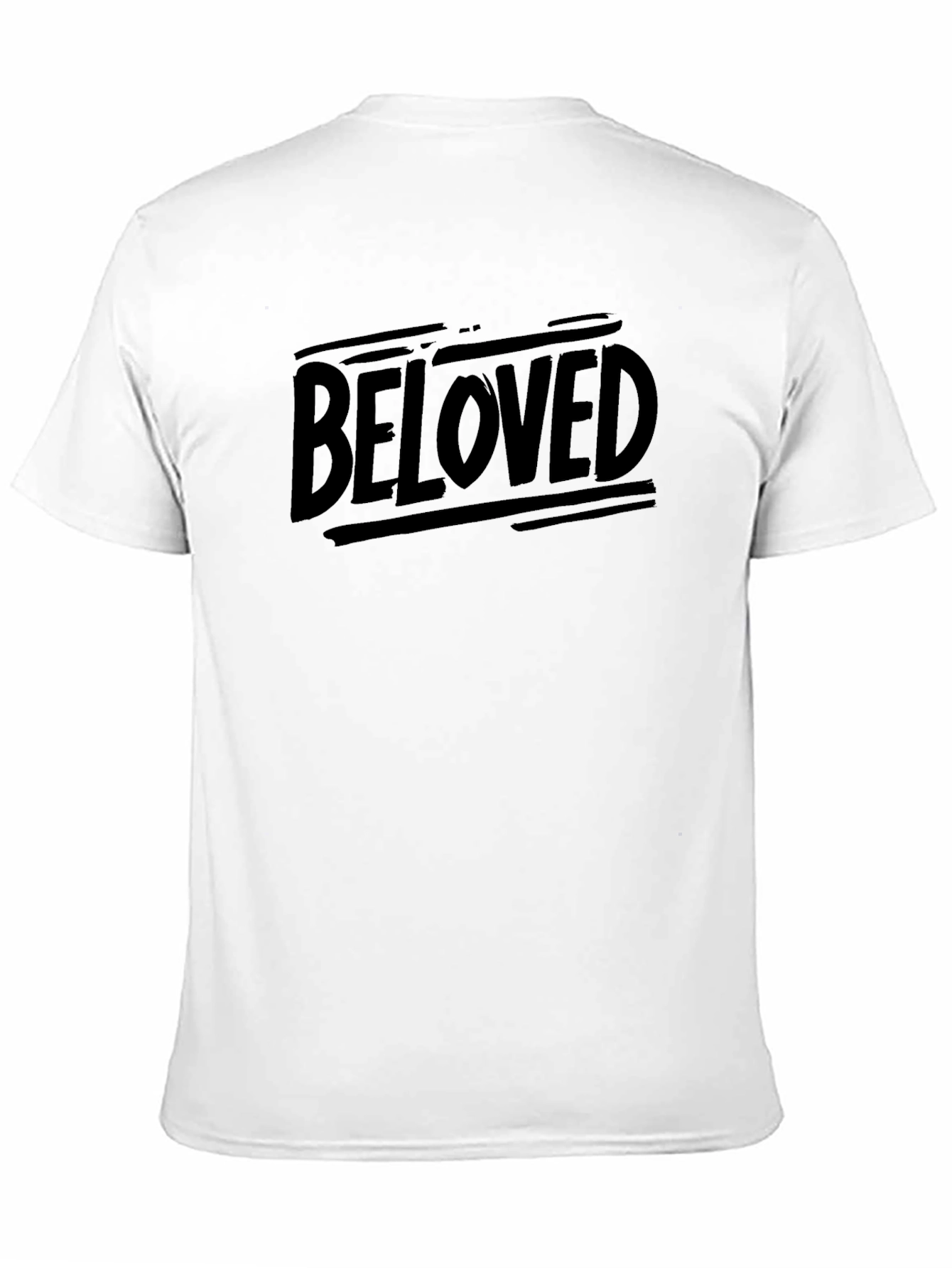 Beloved Graphic Tee - Black Casual T-Shirt