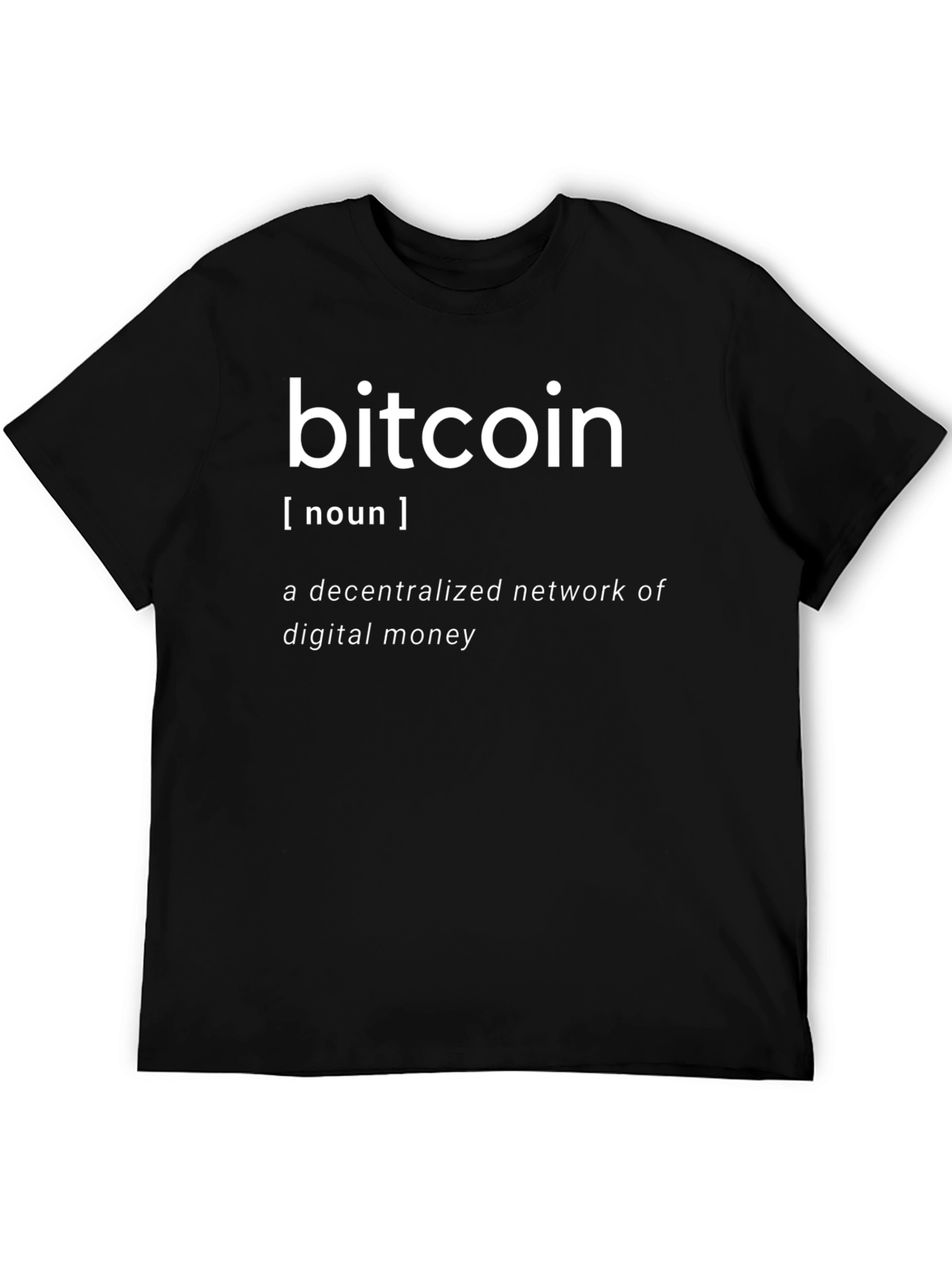 Bitcoin Definition Graphic T-Shirt - Crypto Tee