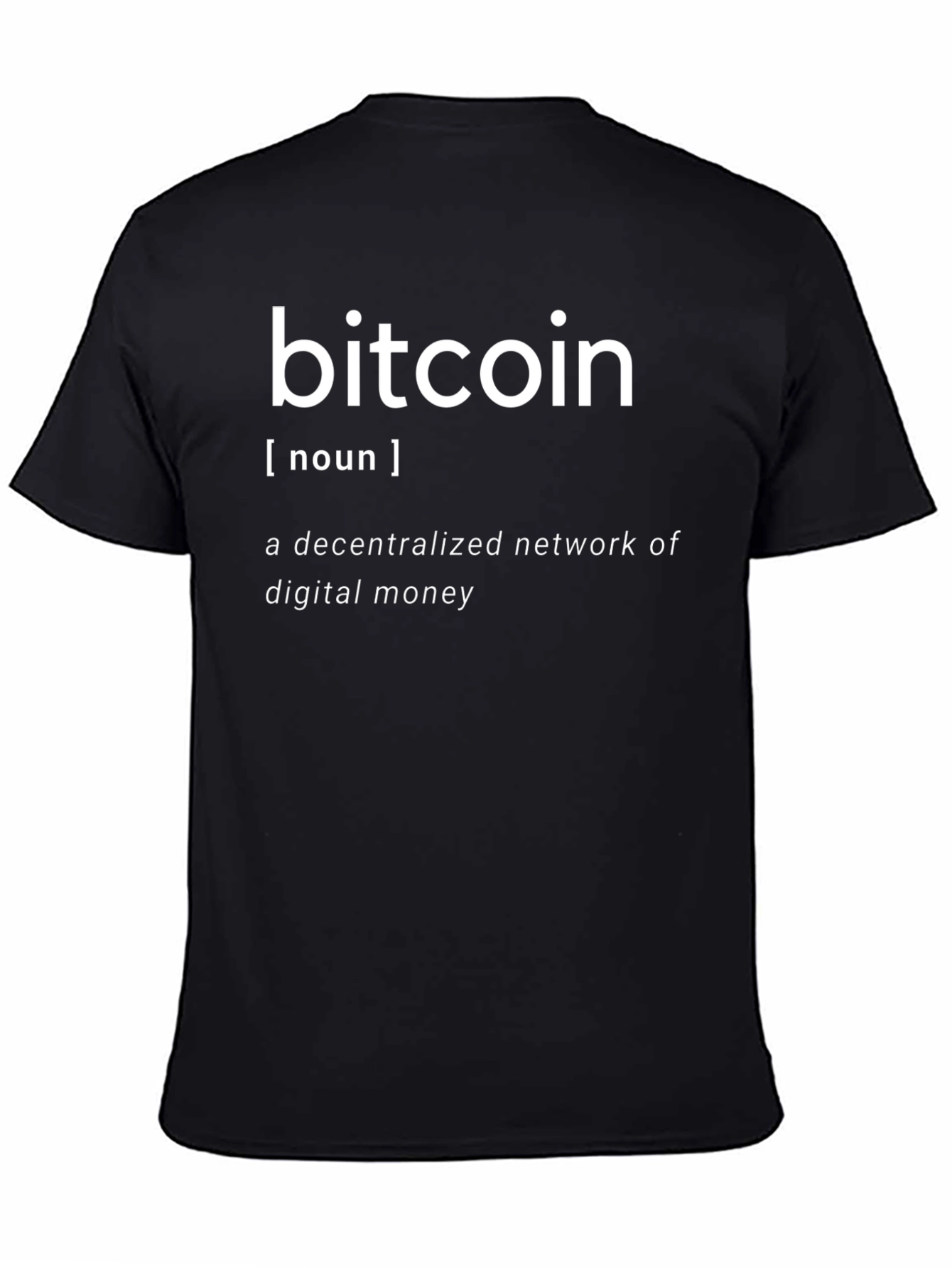 Bitcoin Definition Graphic T-Shirt - Crypto Tee