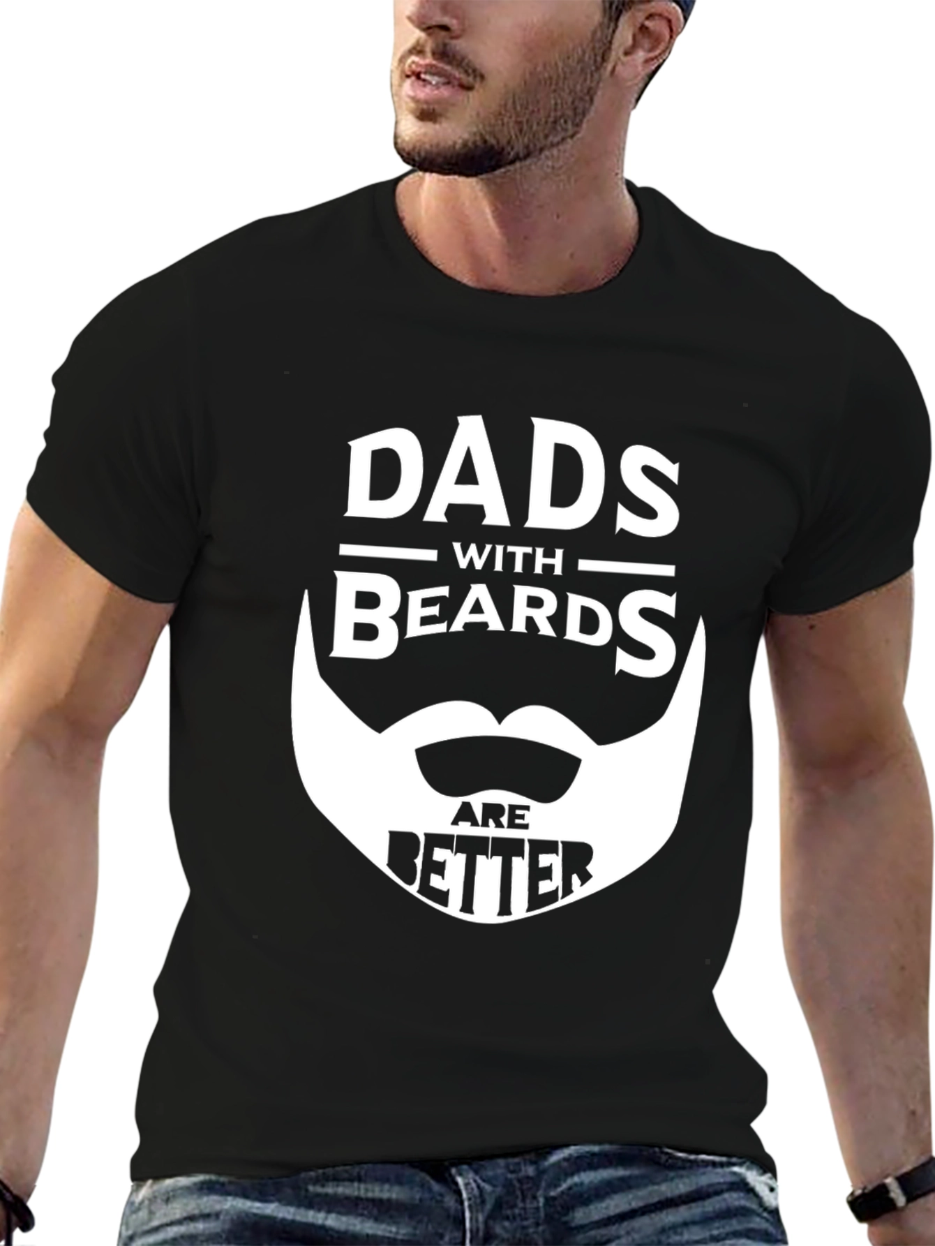 Dads With Beards T-Shirt Funny Mens Graphic Tee