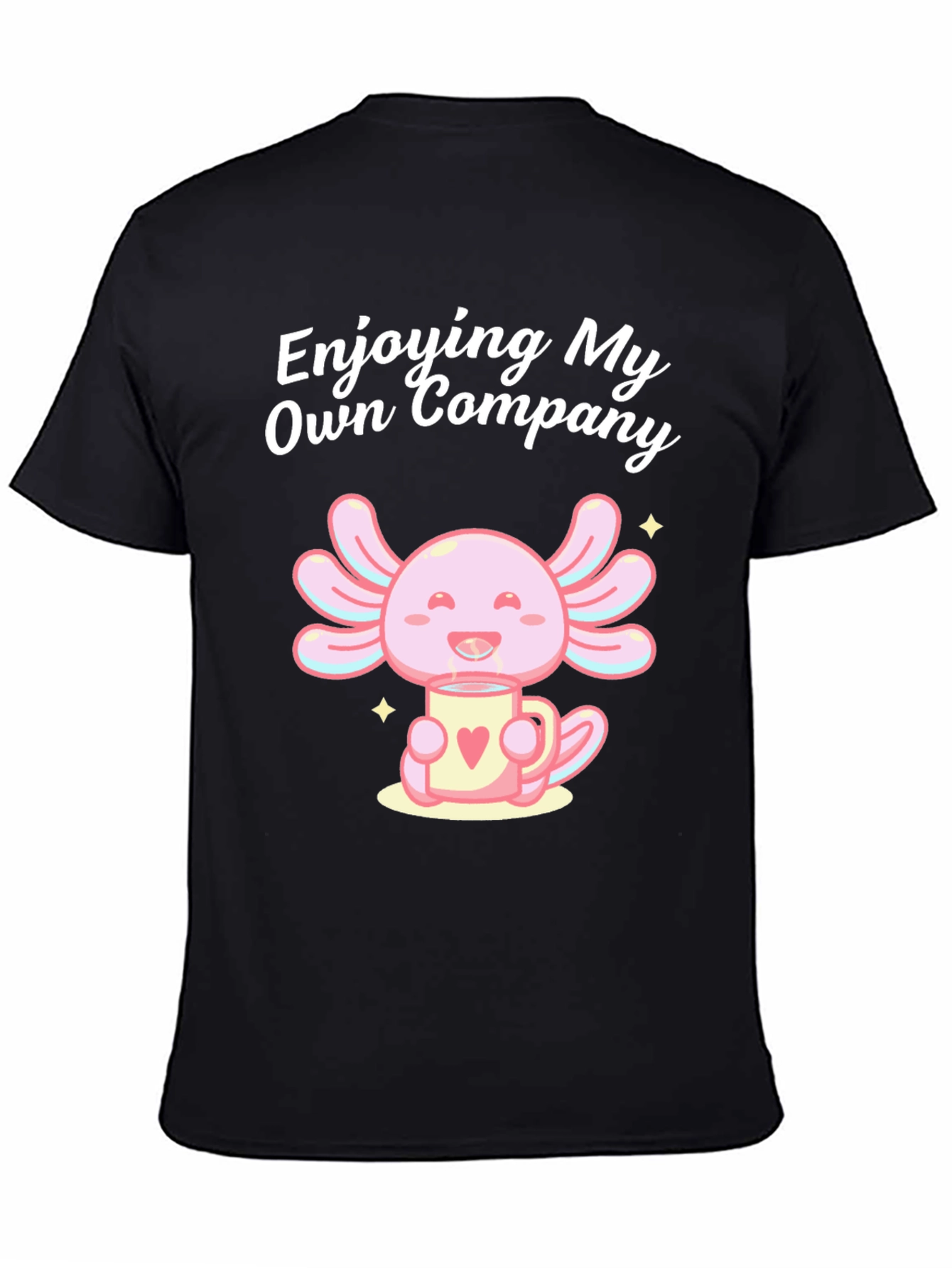 Enjoying My Own Company Axolotl T-Shirt