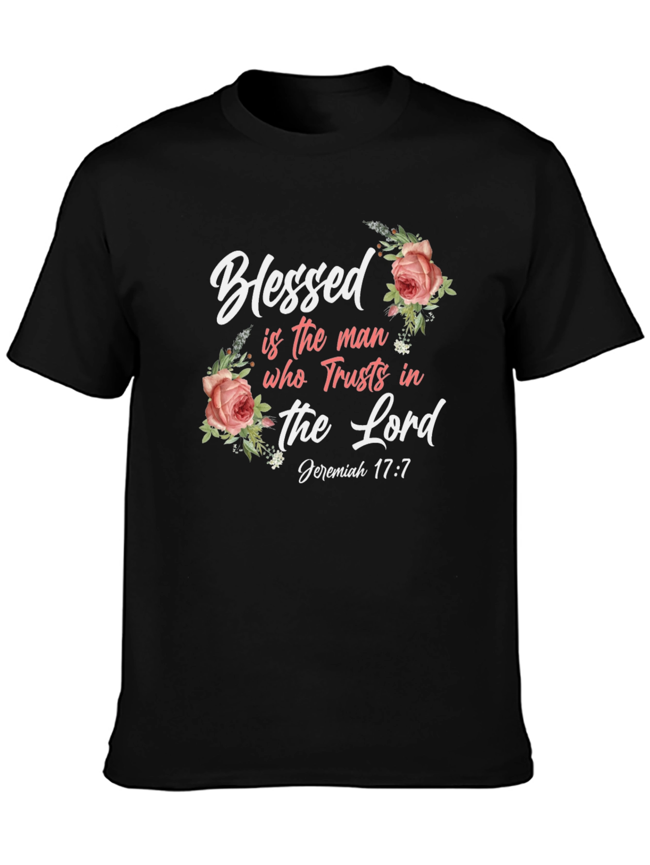 Blessed Man Christian Graphic T-Shirt