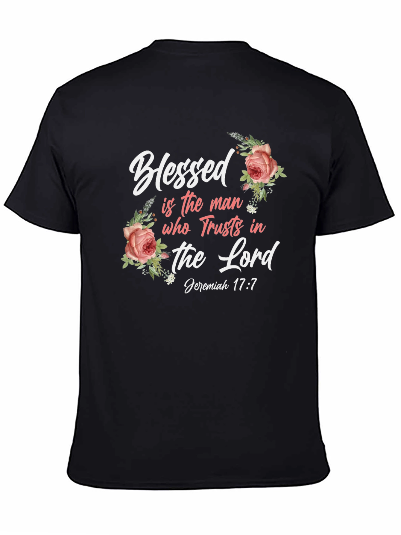 Blessed Man Christian Graphic T-Shirt