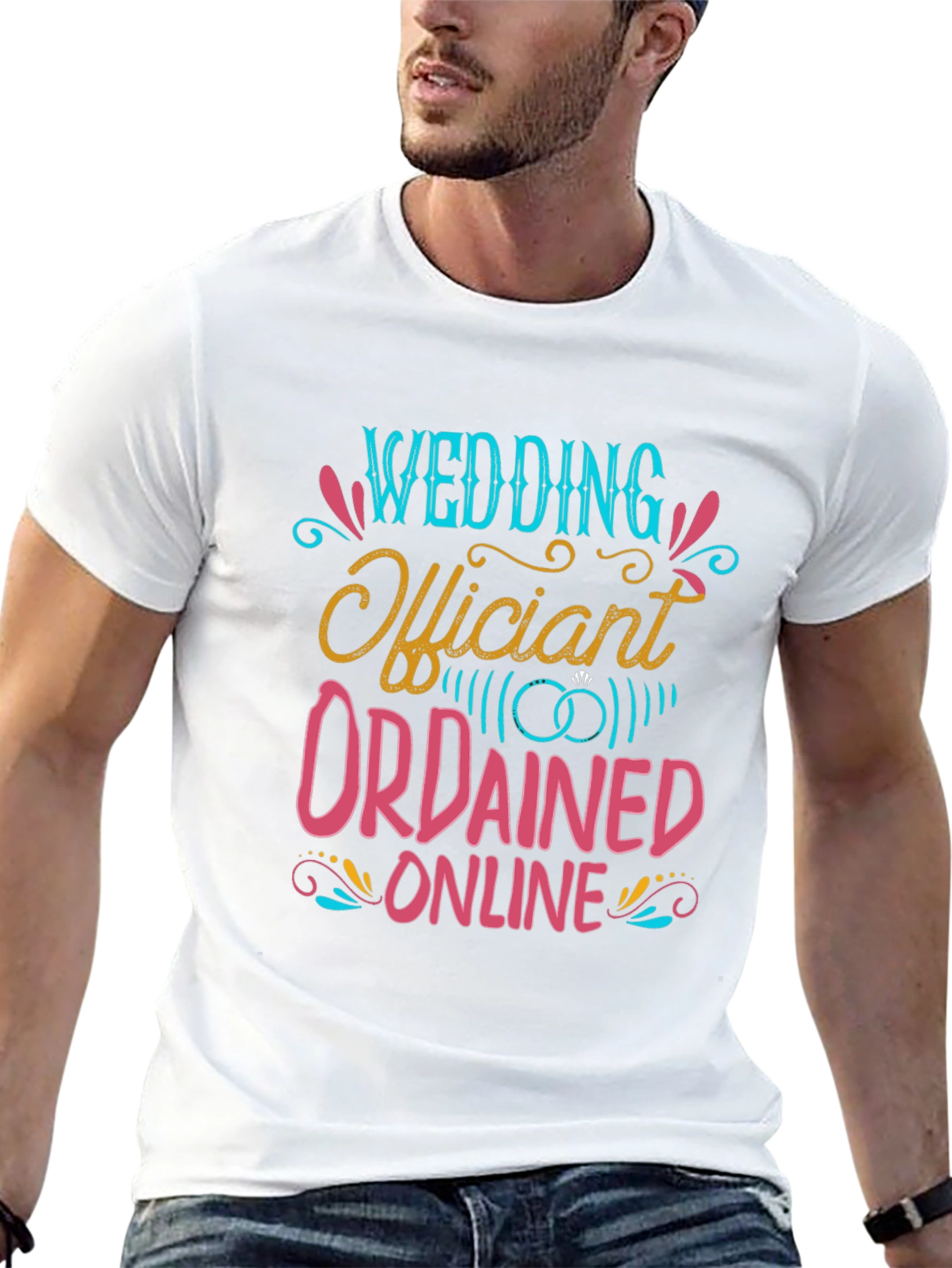 Wedding Officiant Ordained Online T-Shirt